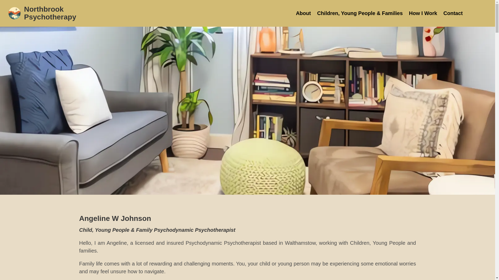 website screenshot of https://northbrookpsychotherapy.uk/