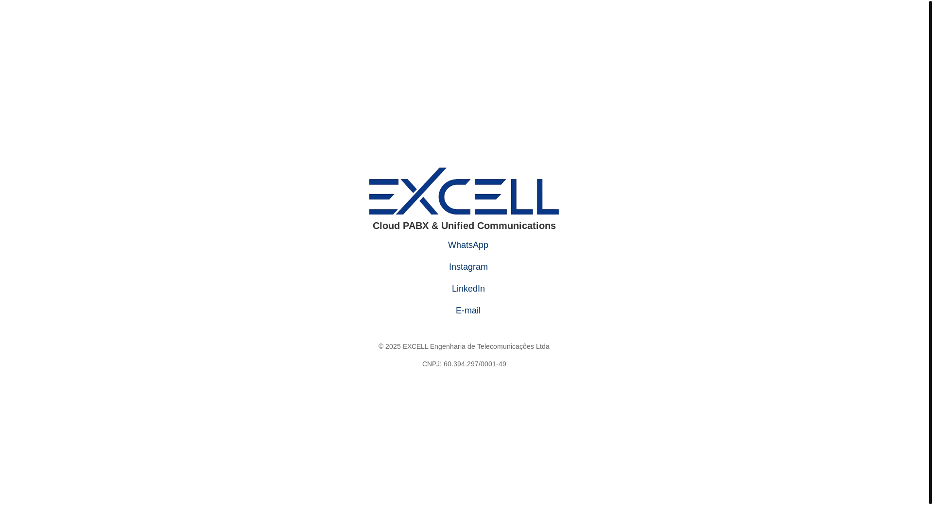 website screenshot of https://excellengenharia.pages.dev/