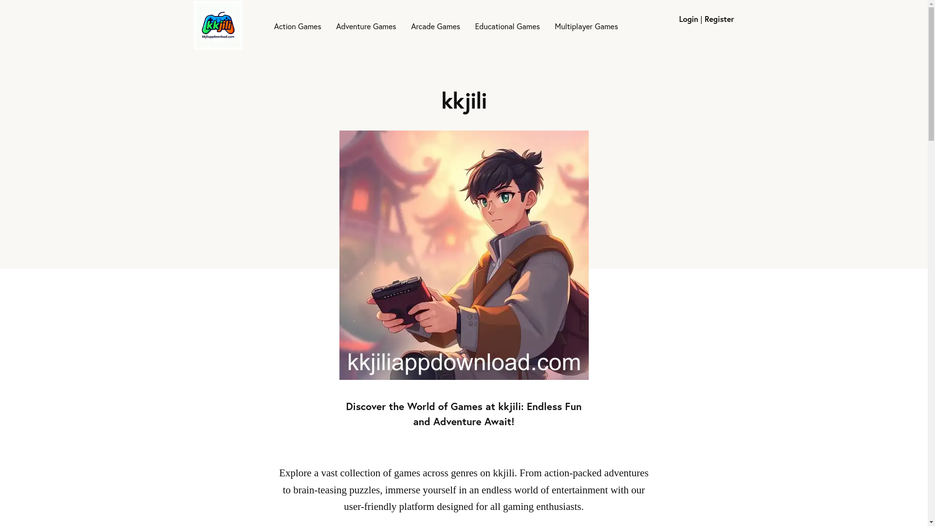 website screenshot of https://kkjiliappdownload.com/