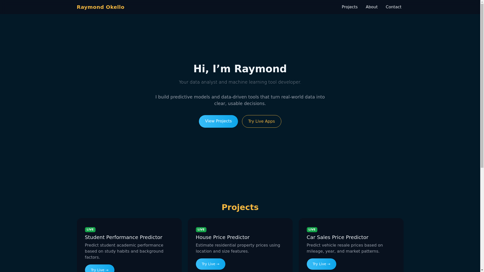 website screenshot of https://portfolio-frontend-940.pages.dev/