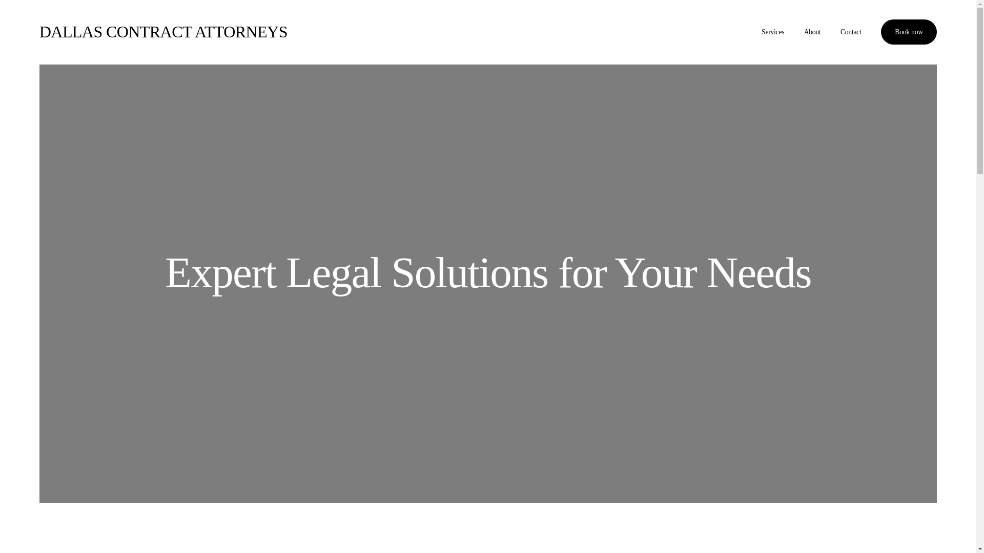 website screenshot of https://dallascontractattorneys.com/