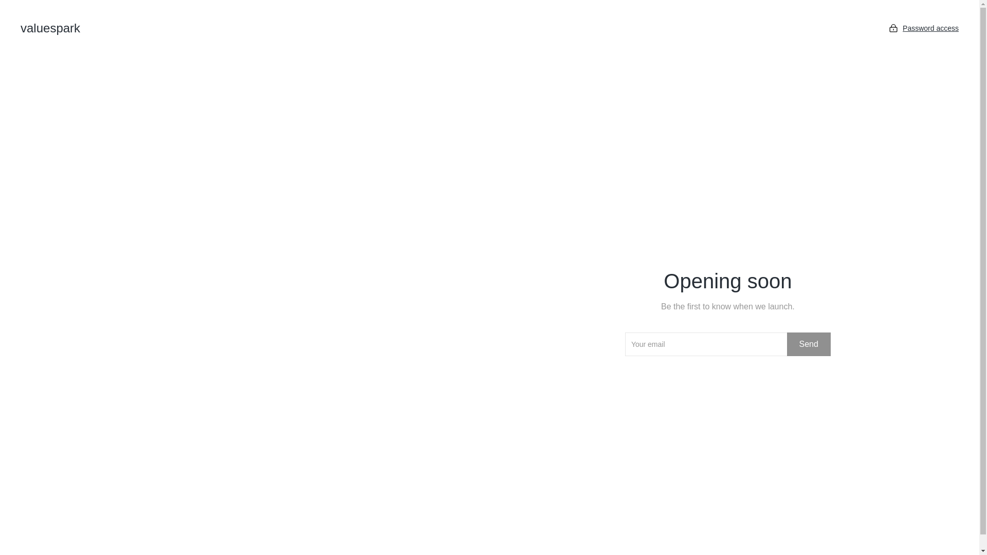 website screenshot of https://valuespark.cn/