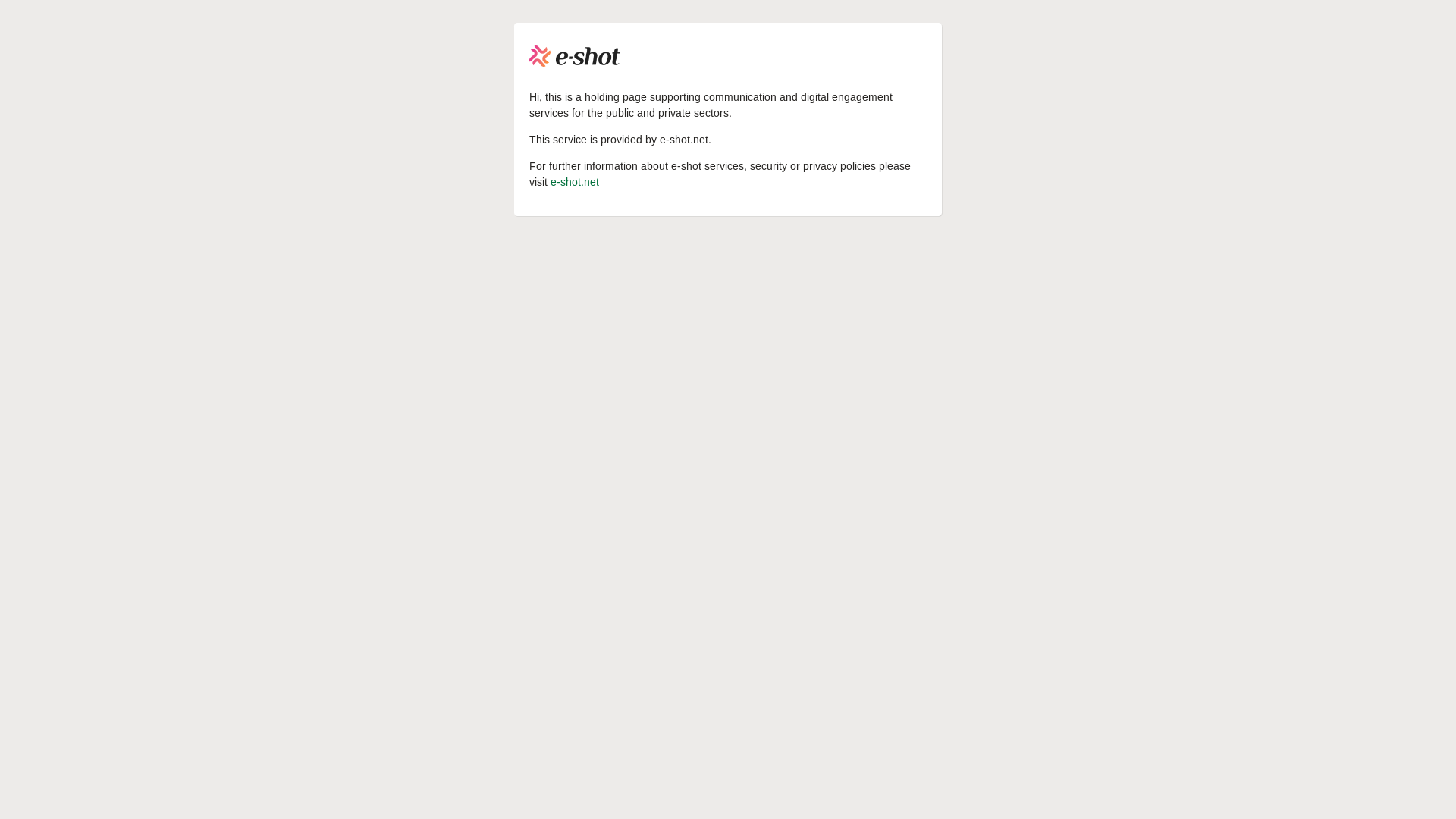 website screenshot of https://vesc.e-shot.org/