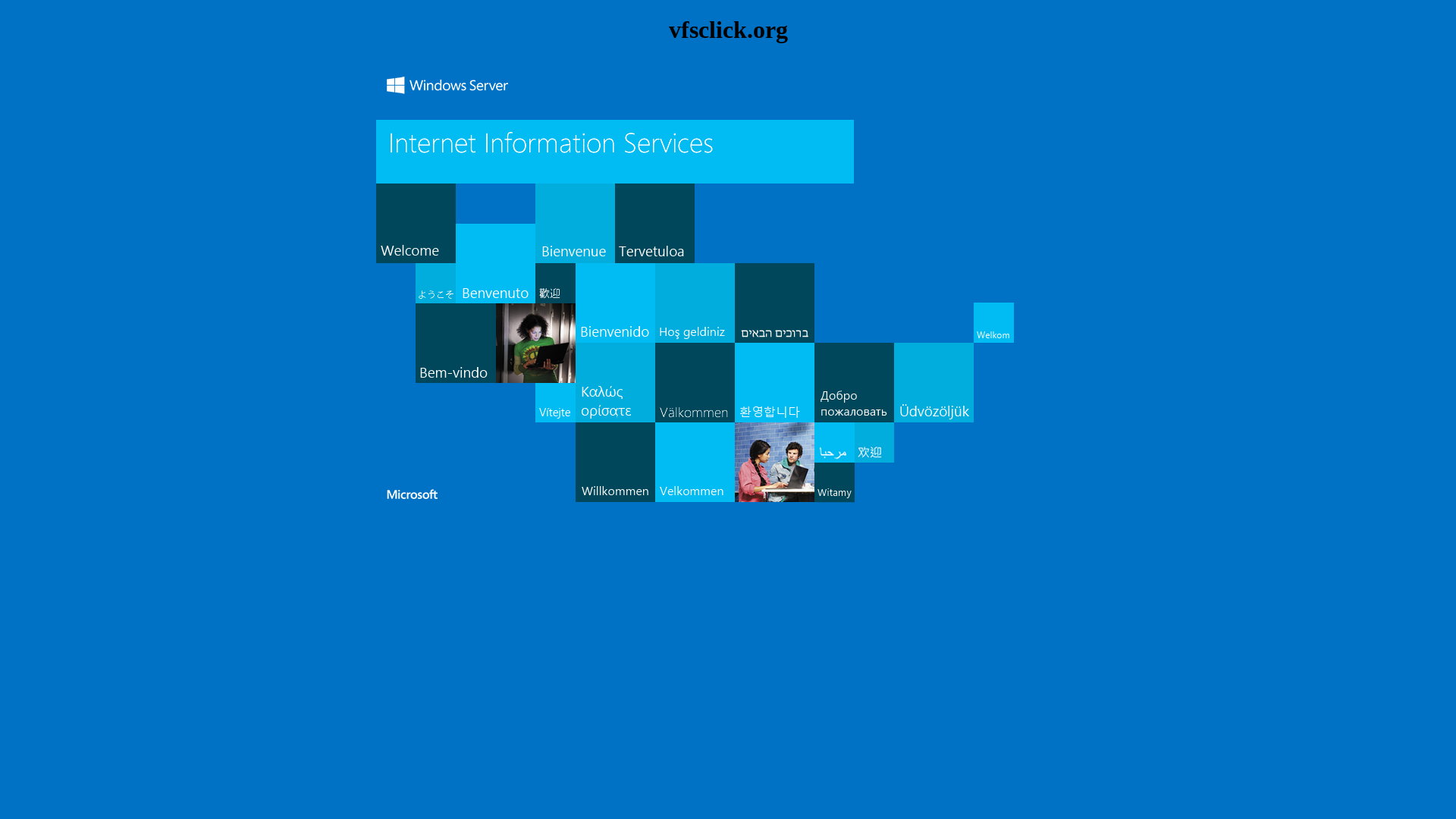 website screenshot of https://vfsclick.org/