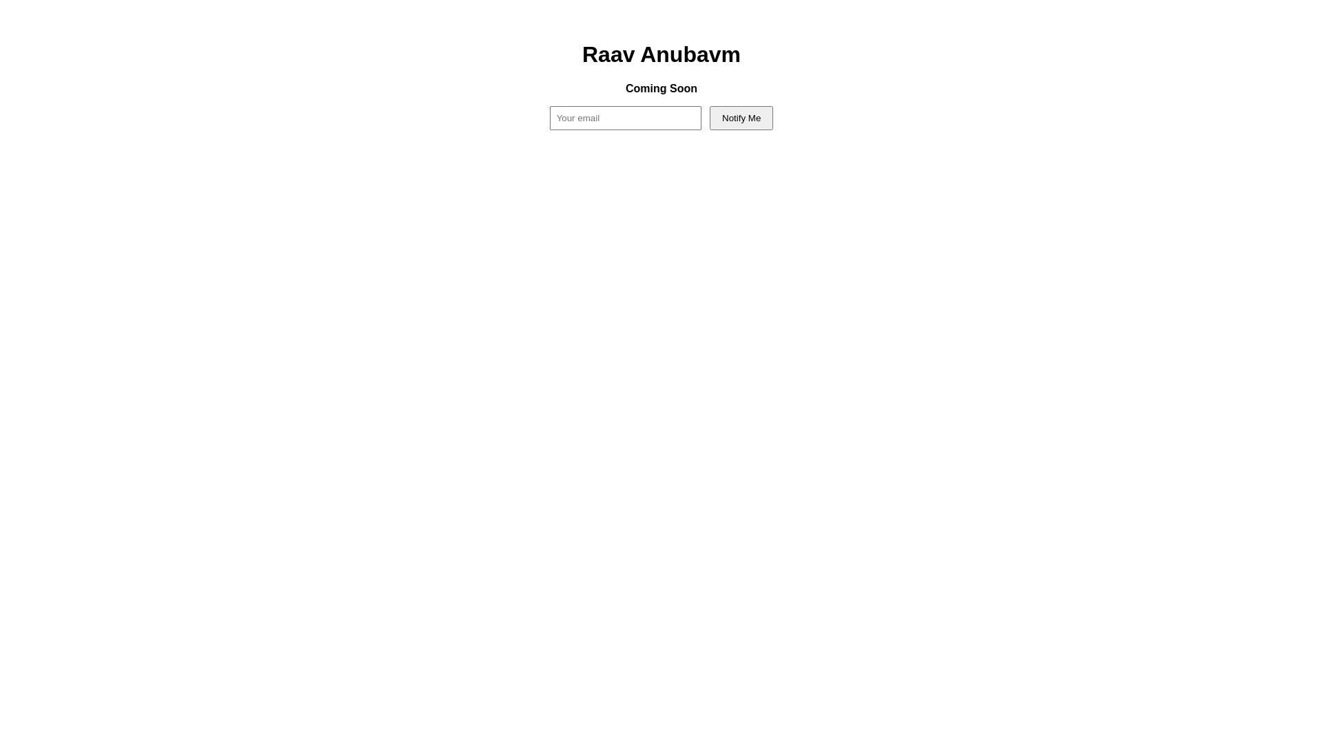 website screenshot of https://raavanubavm.com/