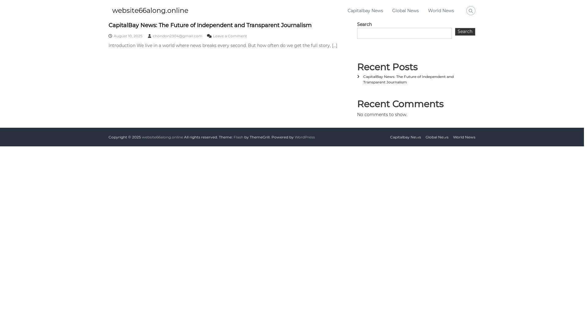 website screenshot of https://website66along.online/