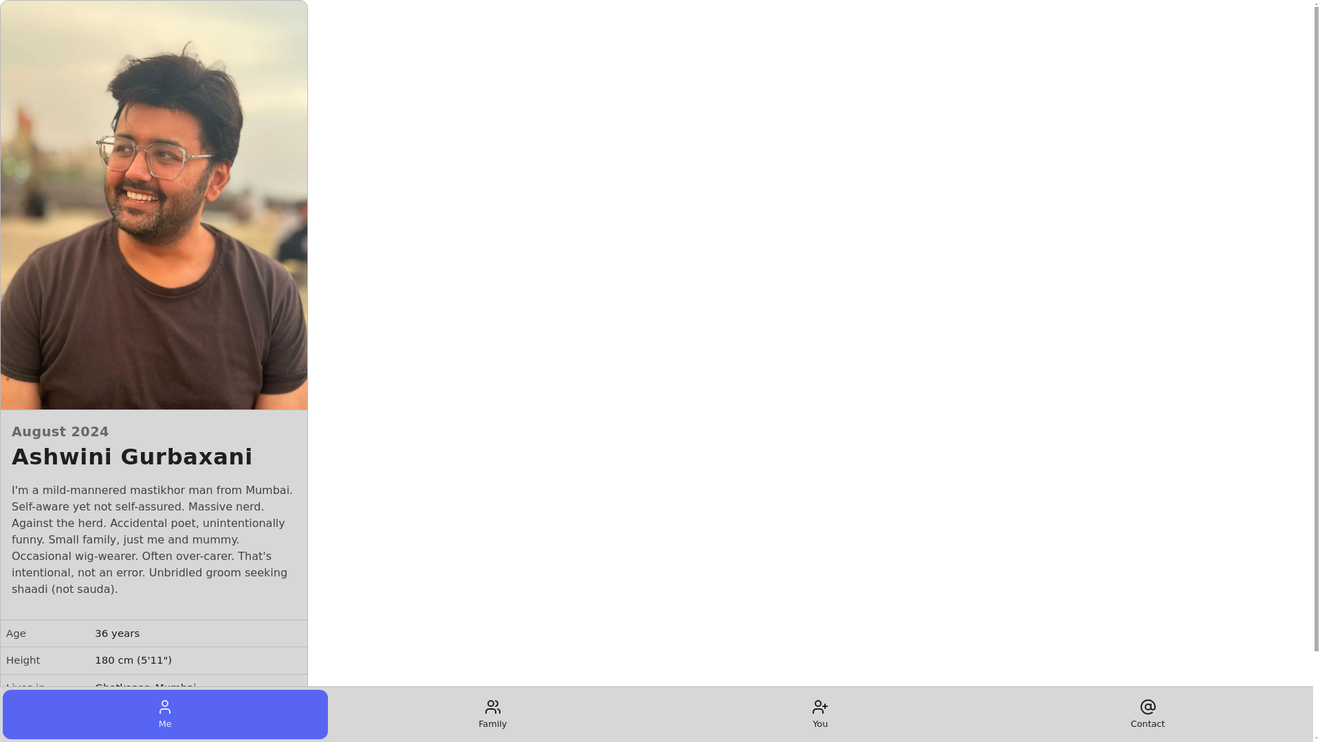 website screenshot of https://svelte-biodata.pages.dev/
