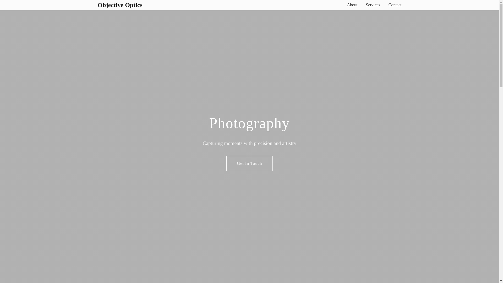 website screenshot of https://objectiveoptics.shop/