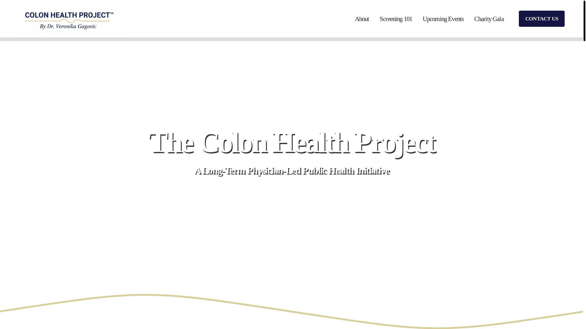 website screenshot of https://colonhealthproject.com/