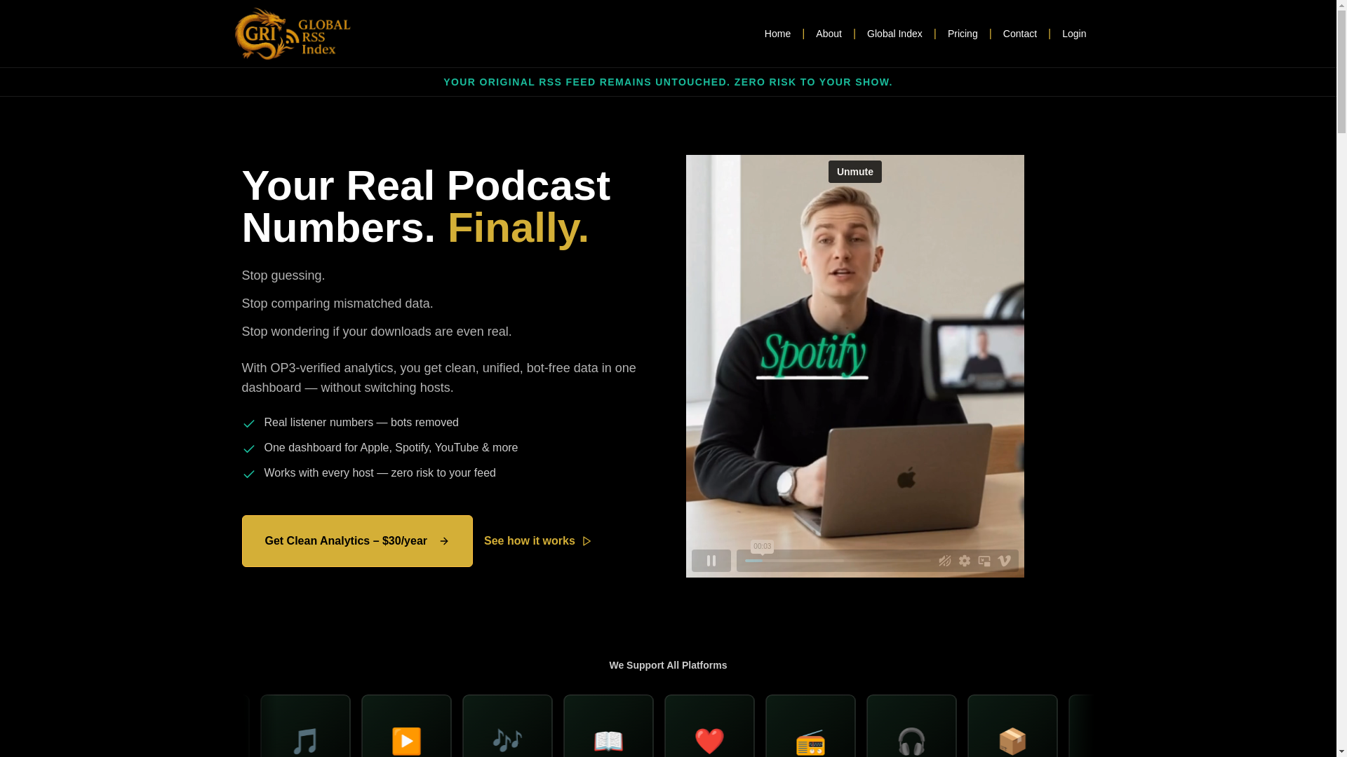 website screenshot of https://globalrss.com/
