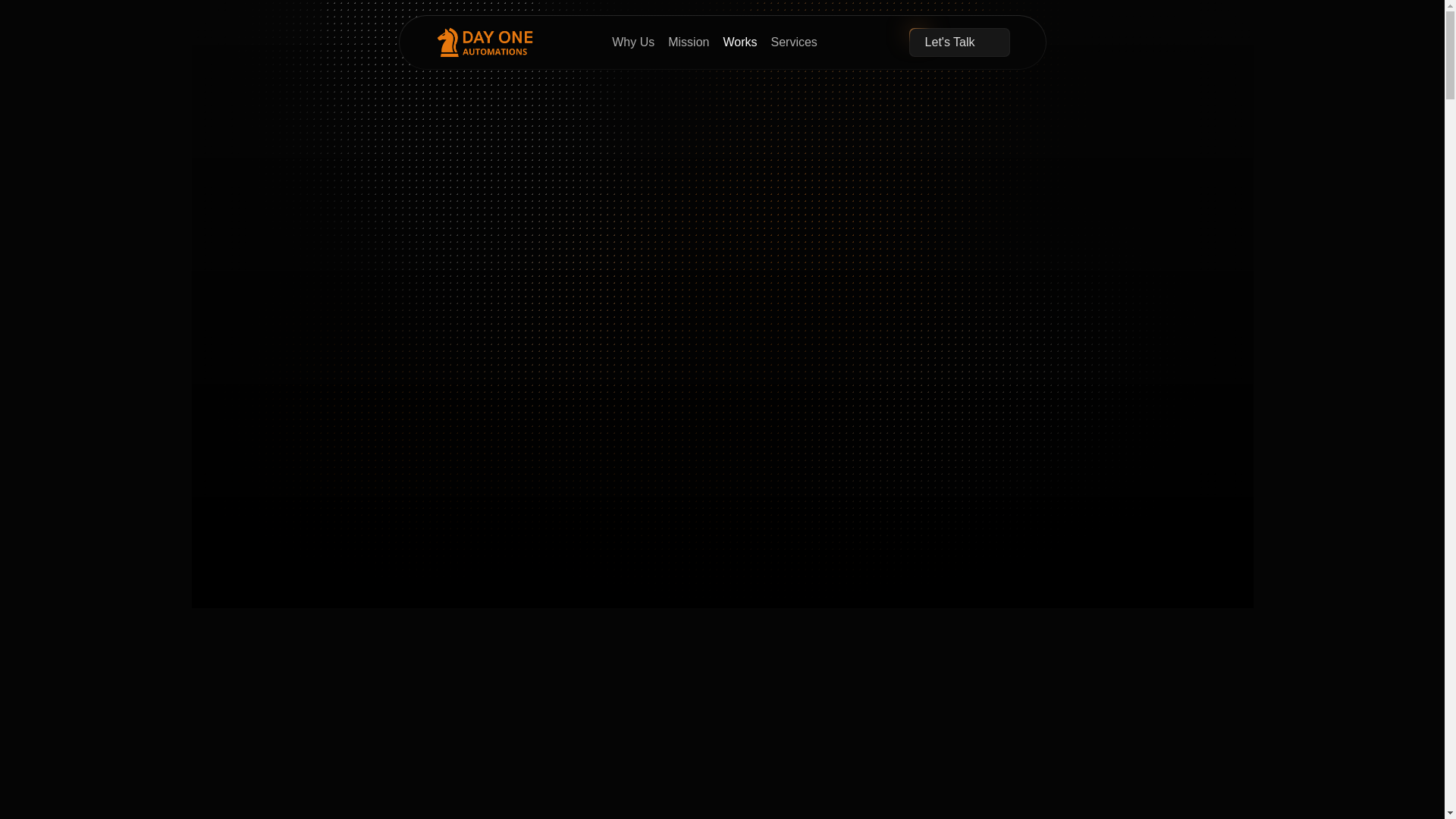 website screenshot of https://dayoneautomation.com/