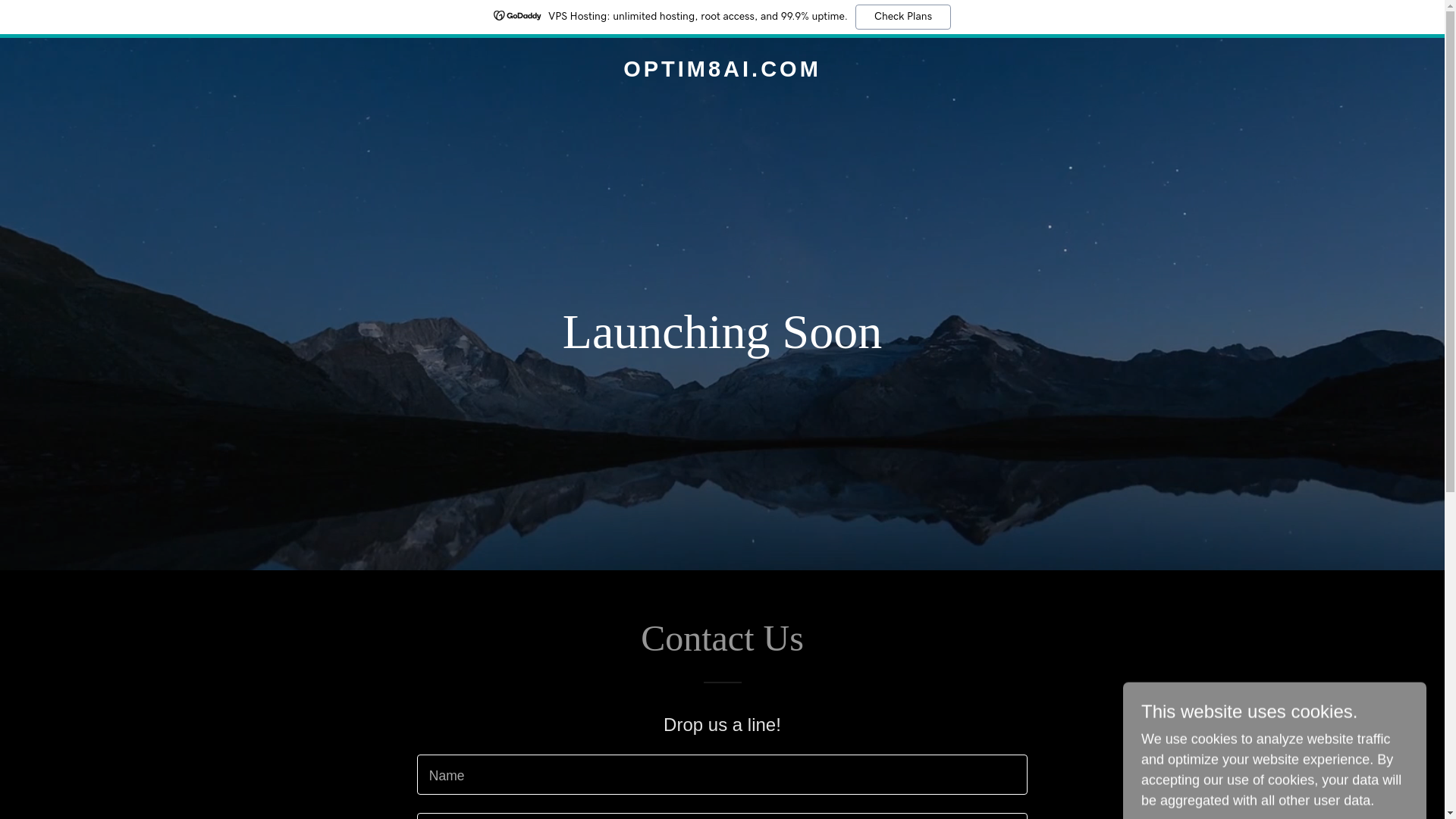 website screenshot of https://optim8ai.com/