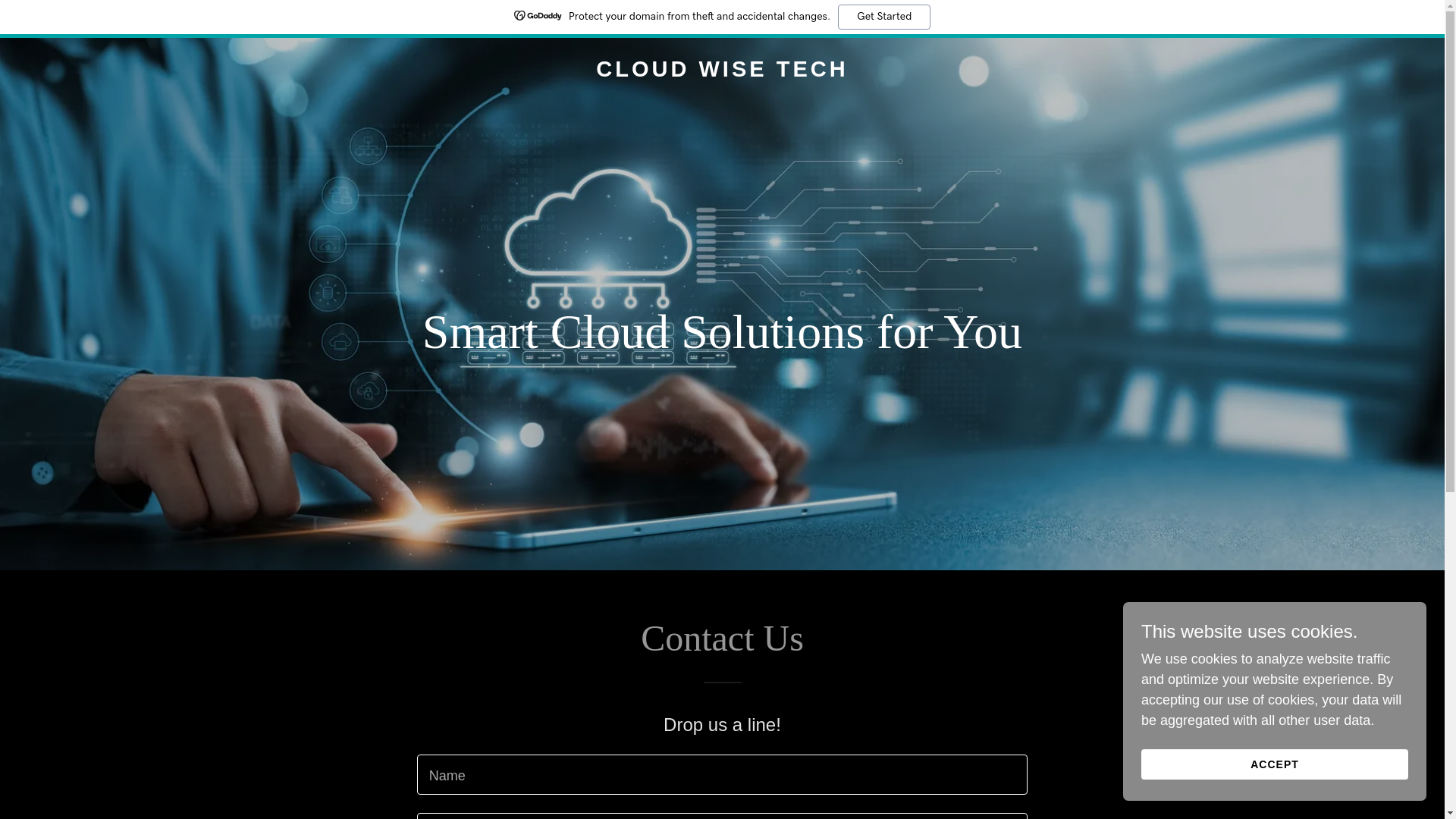 website screenshot of https://cloudwisetech.com.au/