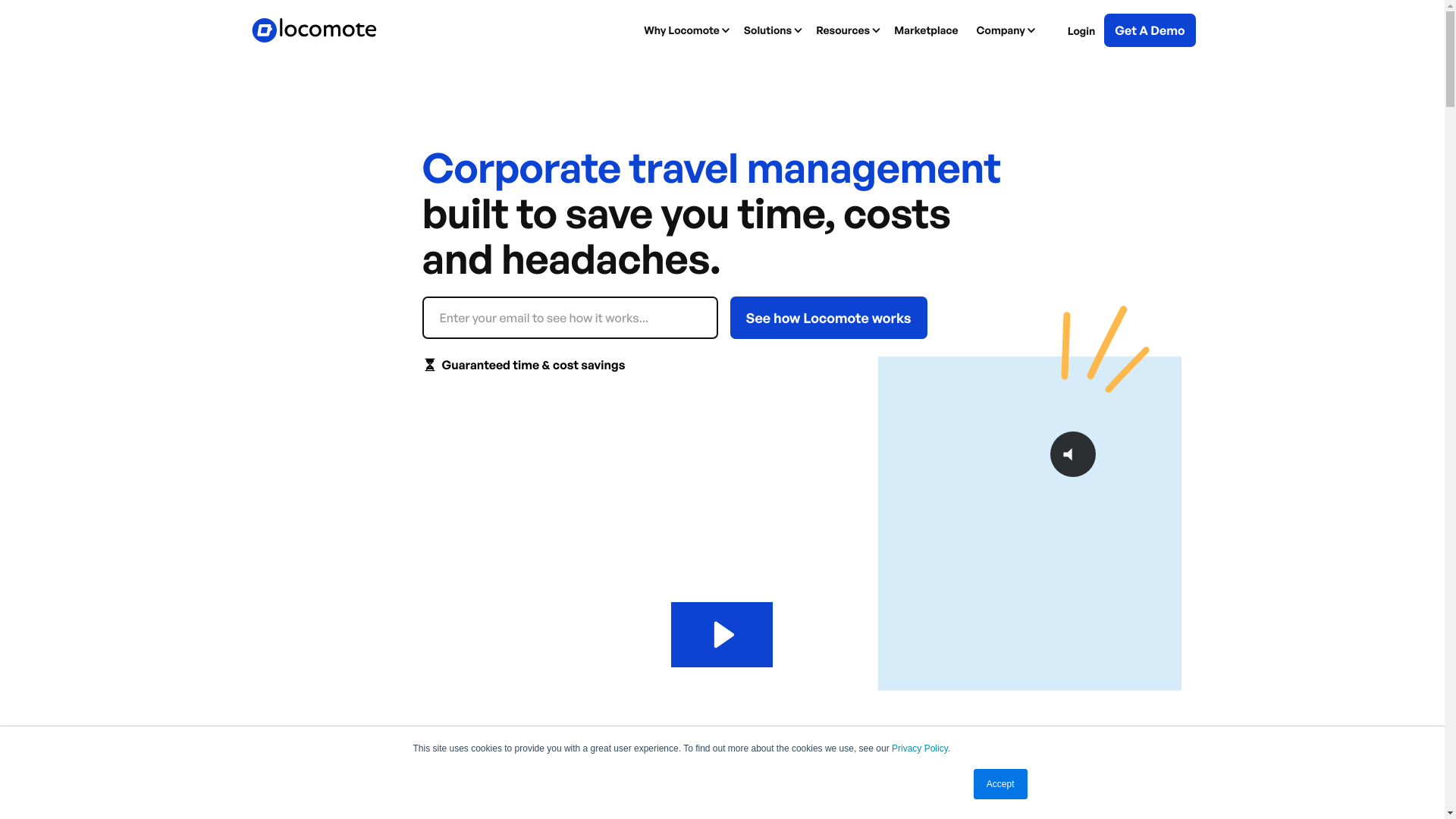 website screenshot of https://meetlocomote.com/