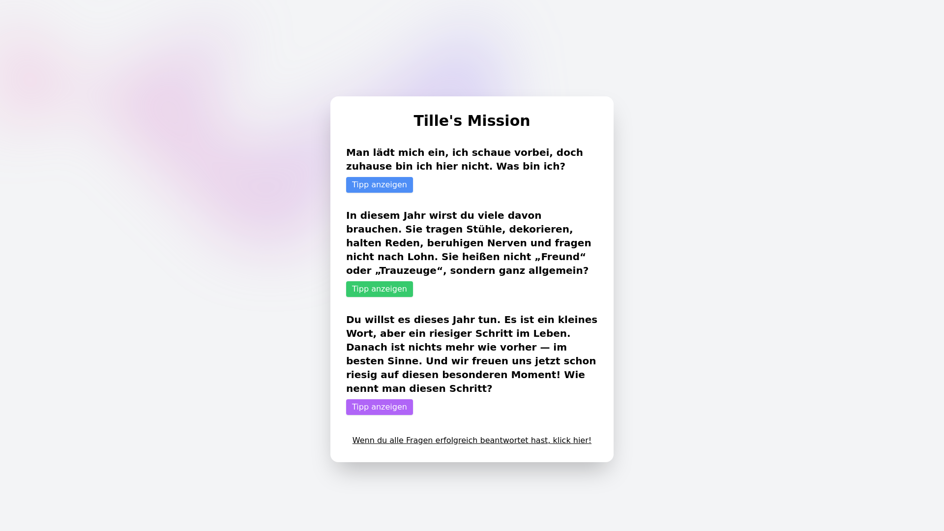 website screenshot of https://tilles-mission.de/