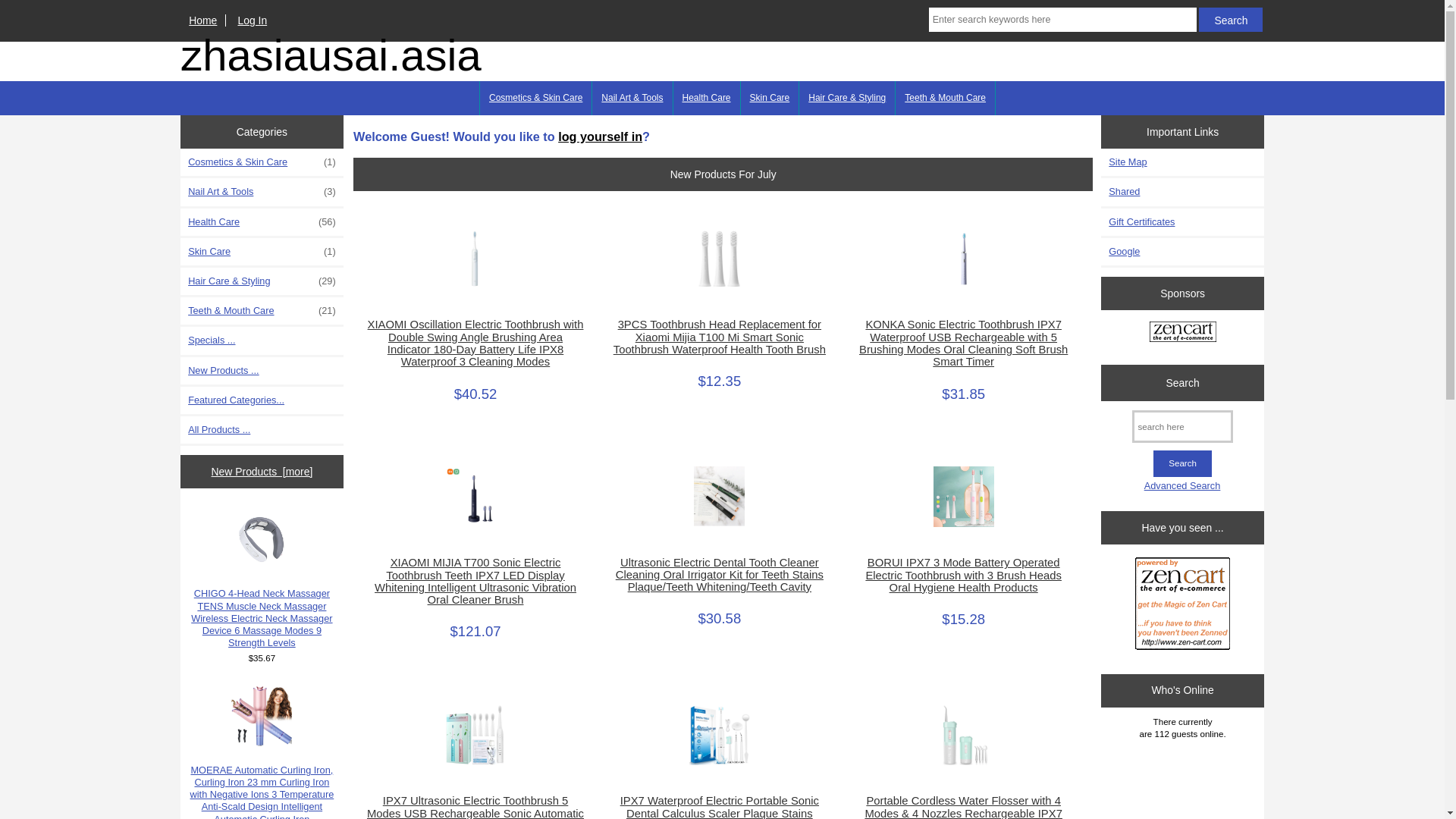 website screenshot of https://zhasiausai.asia/