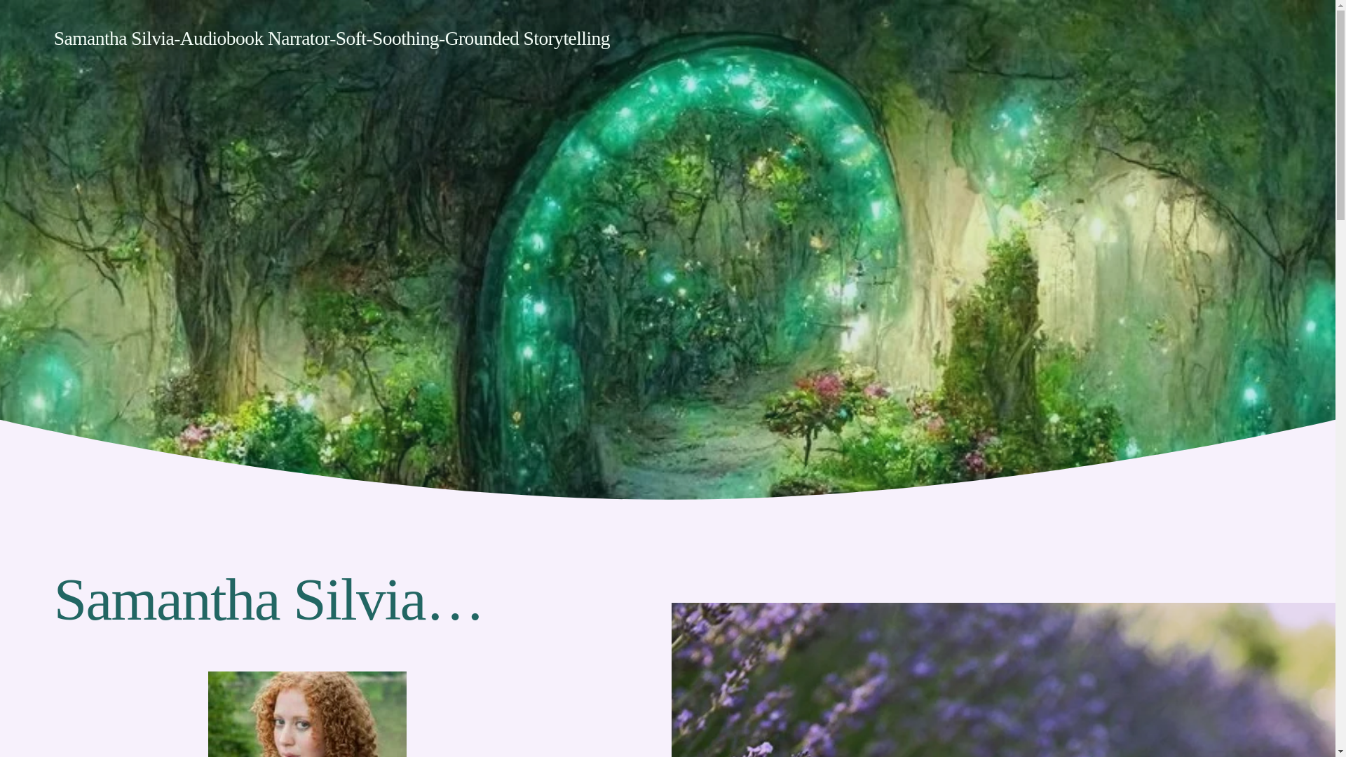 website screenshot of https://ssilvianarrations.com/