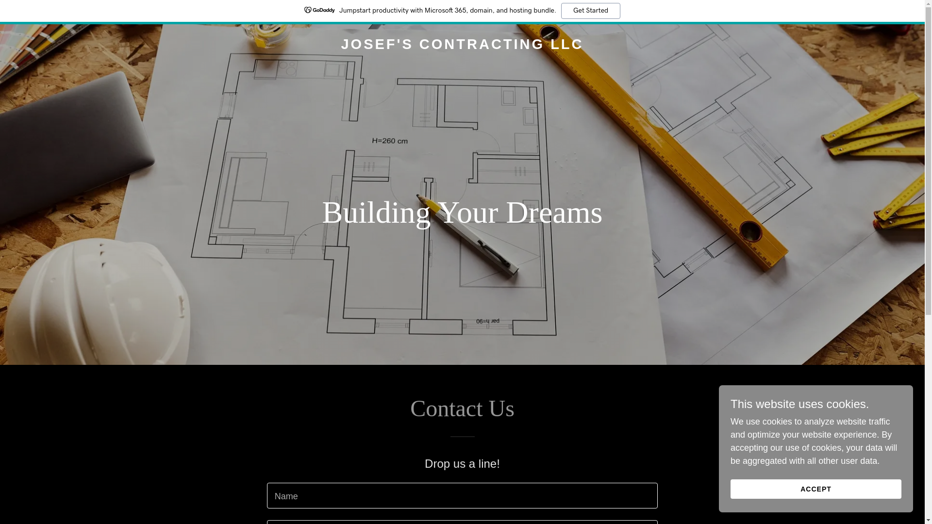 website screenshot of https://josefscontractingllc.com/
