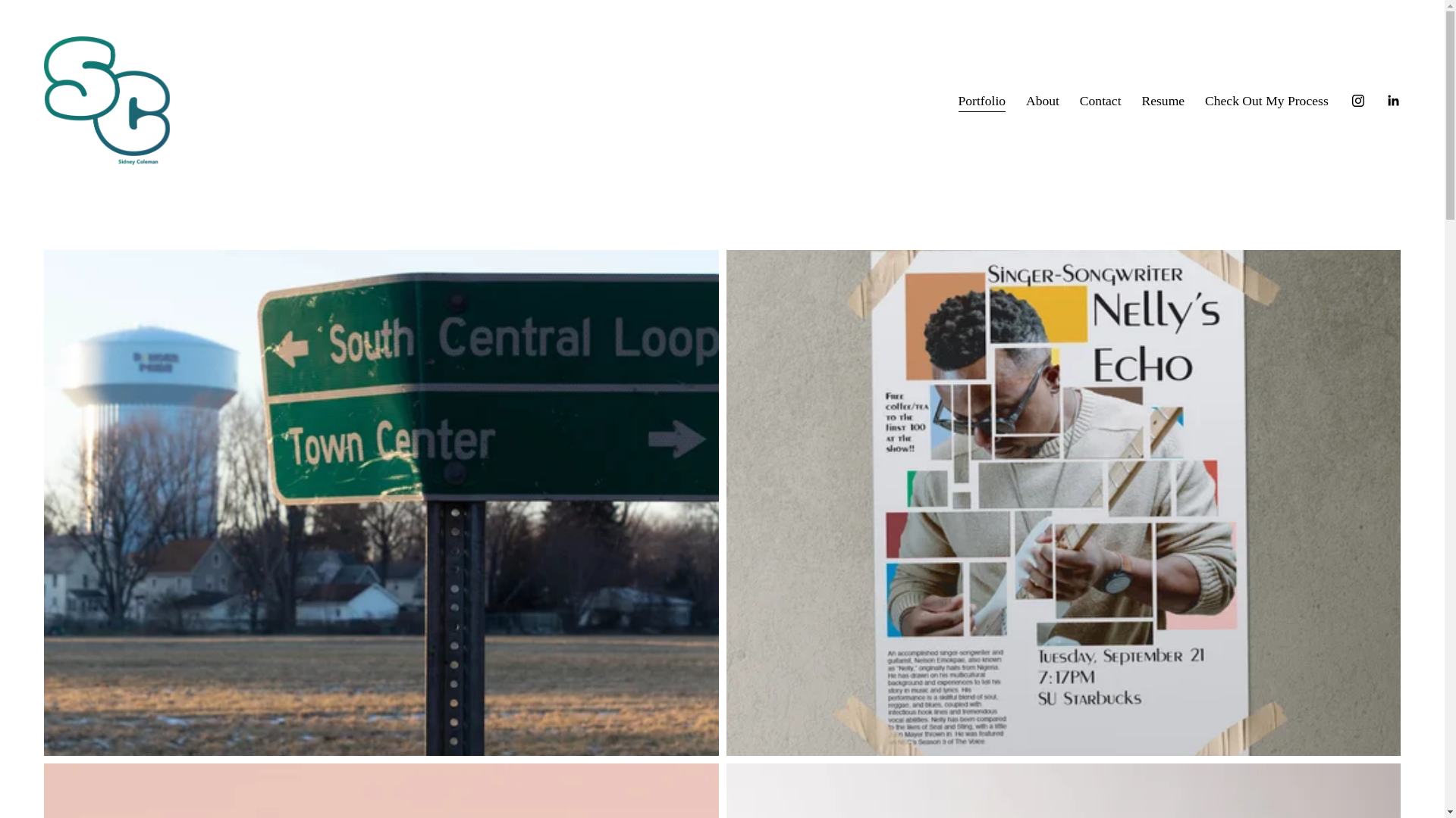 website screenshot of https://sidneyanncolemandesigns.com/