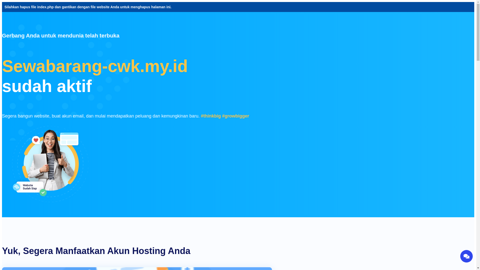 website screenshot of https://sewabarang-cwk.my.id/
