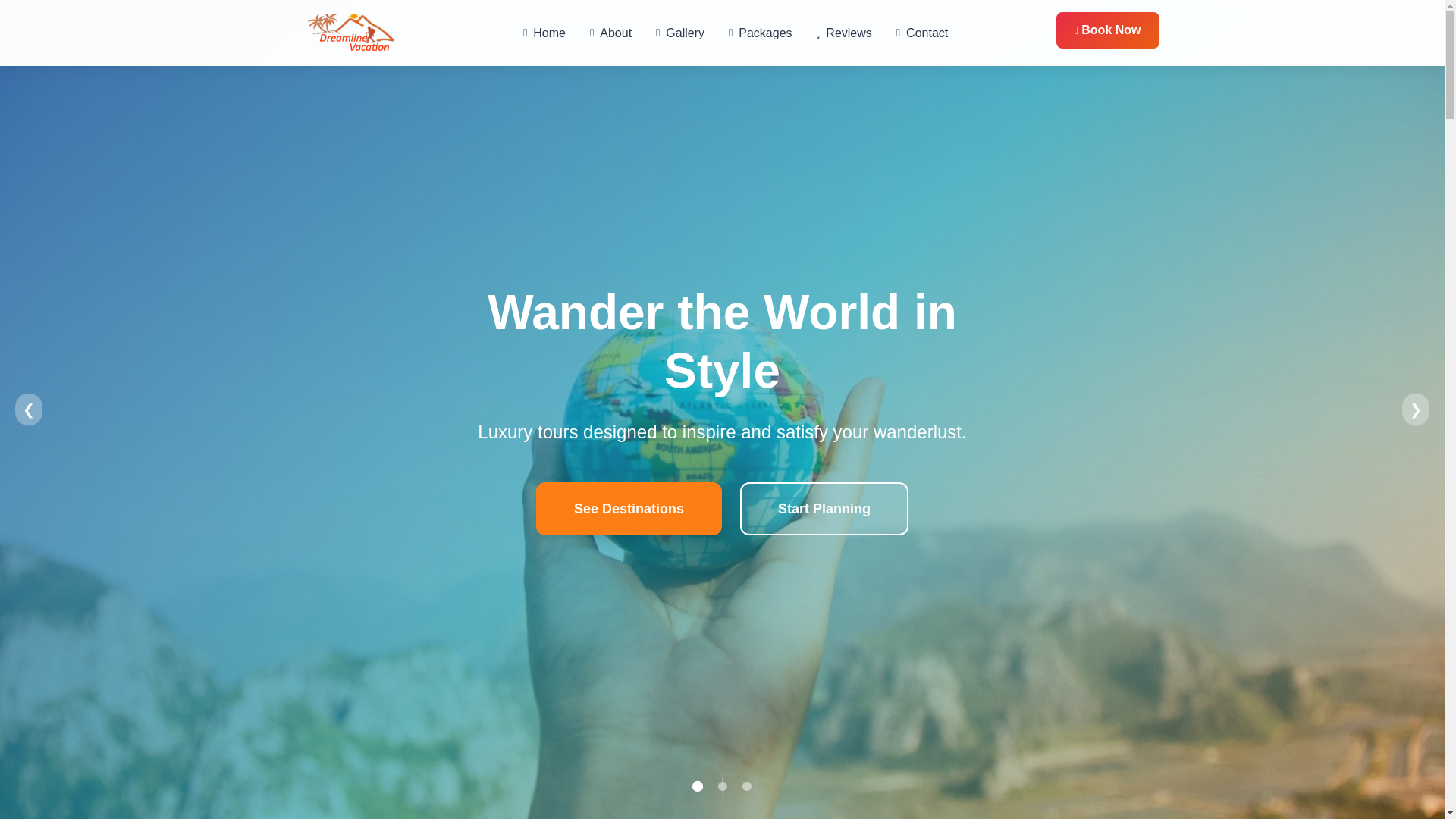 website screenshot of https://travel-landing-page-b64.pages.dev/