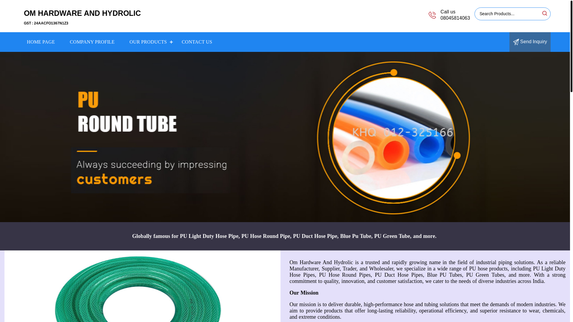 website screenshot of https://aquraenterprise.com/