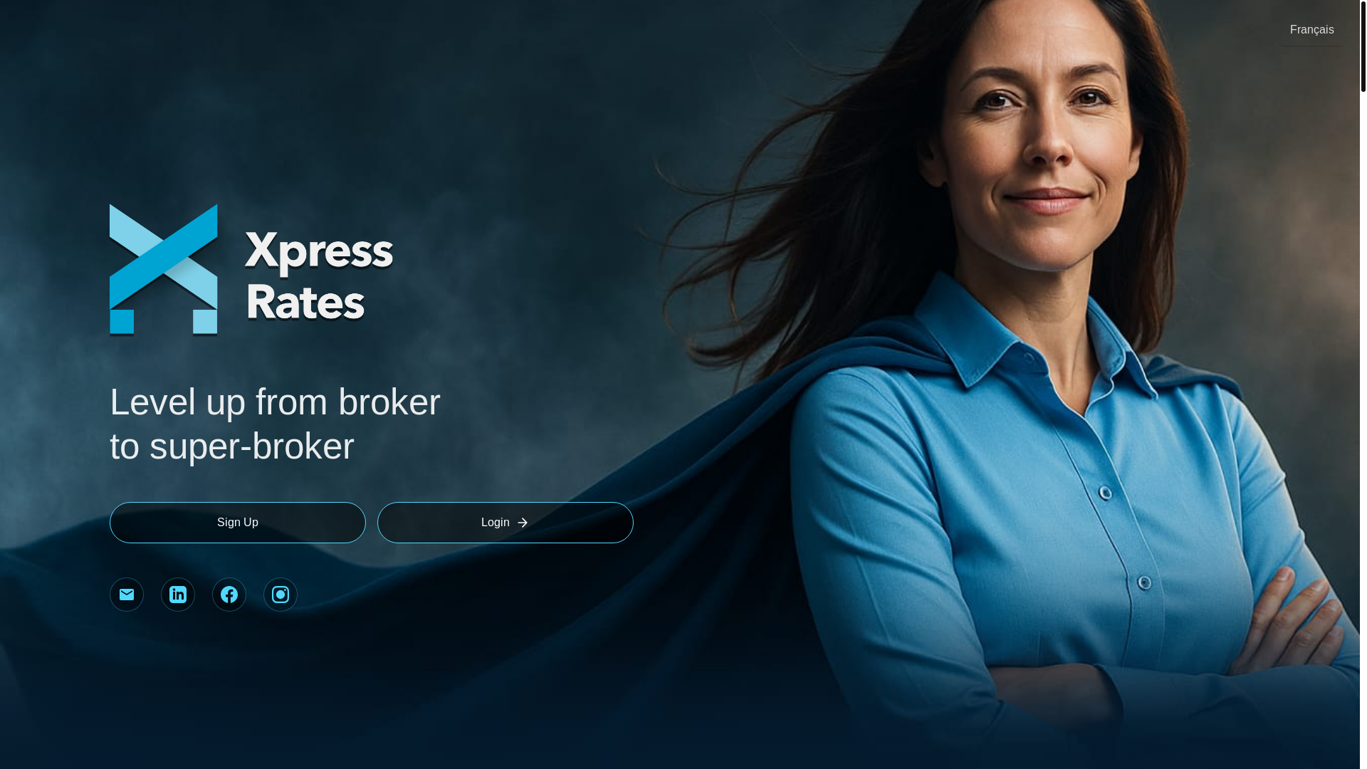 website screenshot of https://xpress-taux.com/