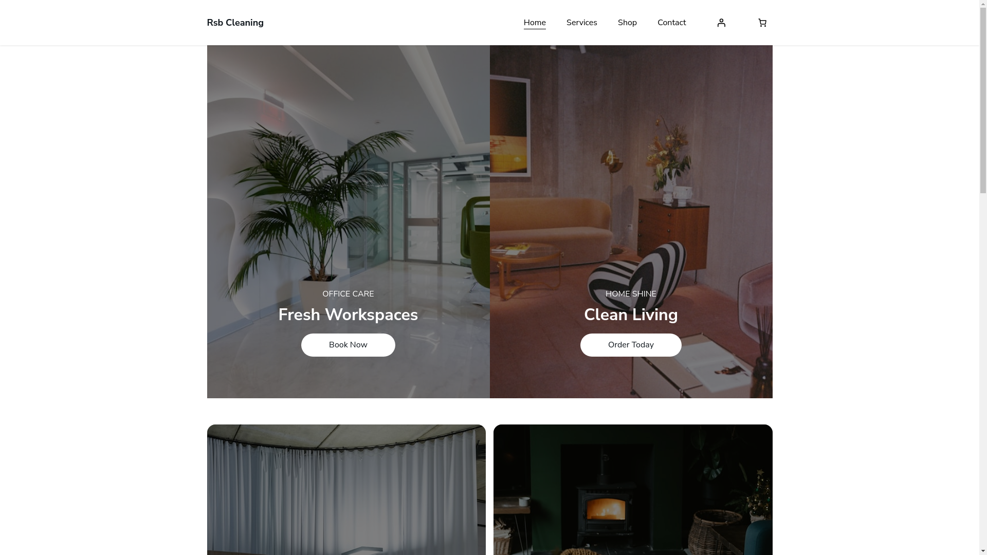 website screenshot of https://rsbcleaning.shop/