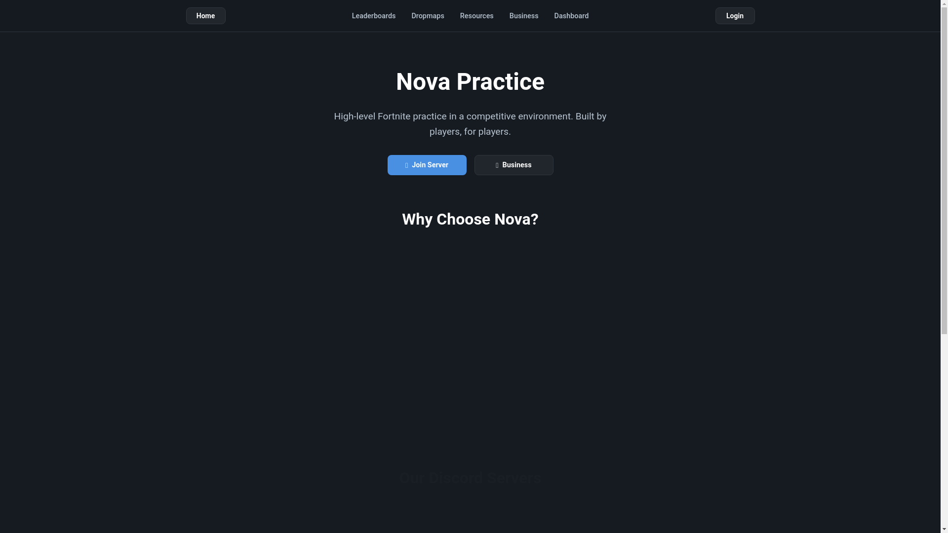 website screenshot of https://novaprac.com/