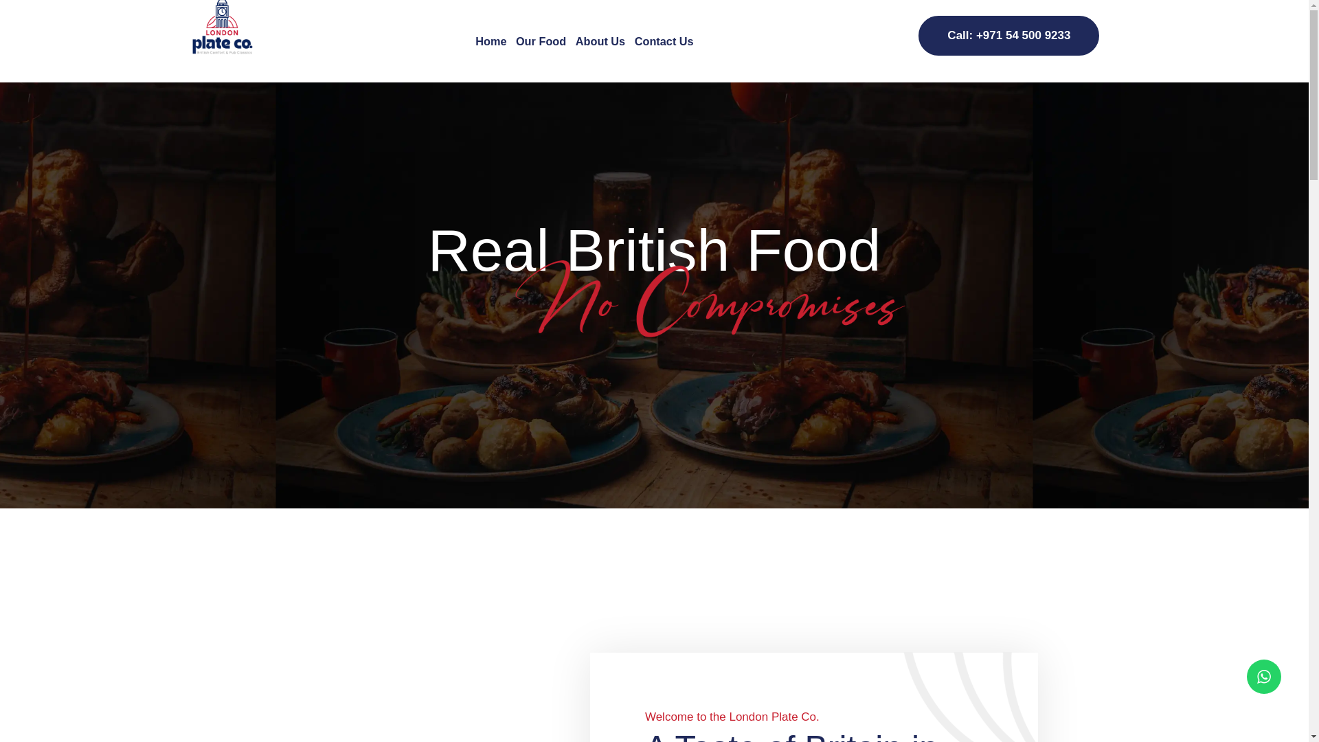 website screenshot of http://londonplate.com/
