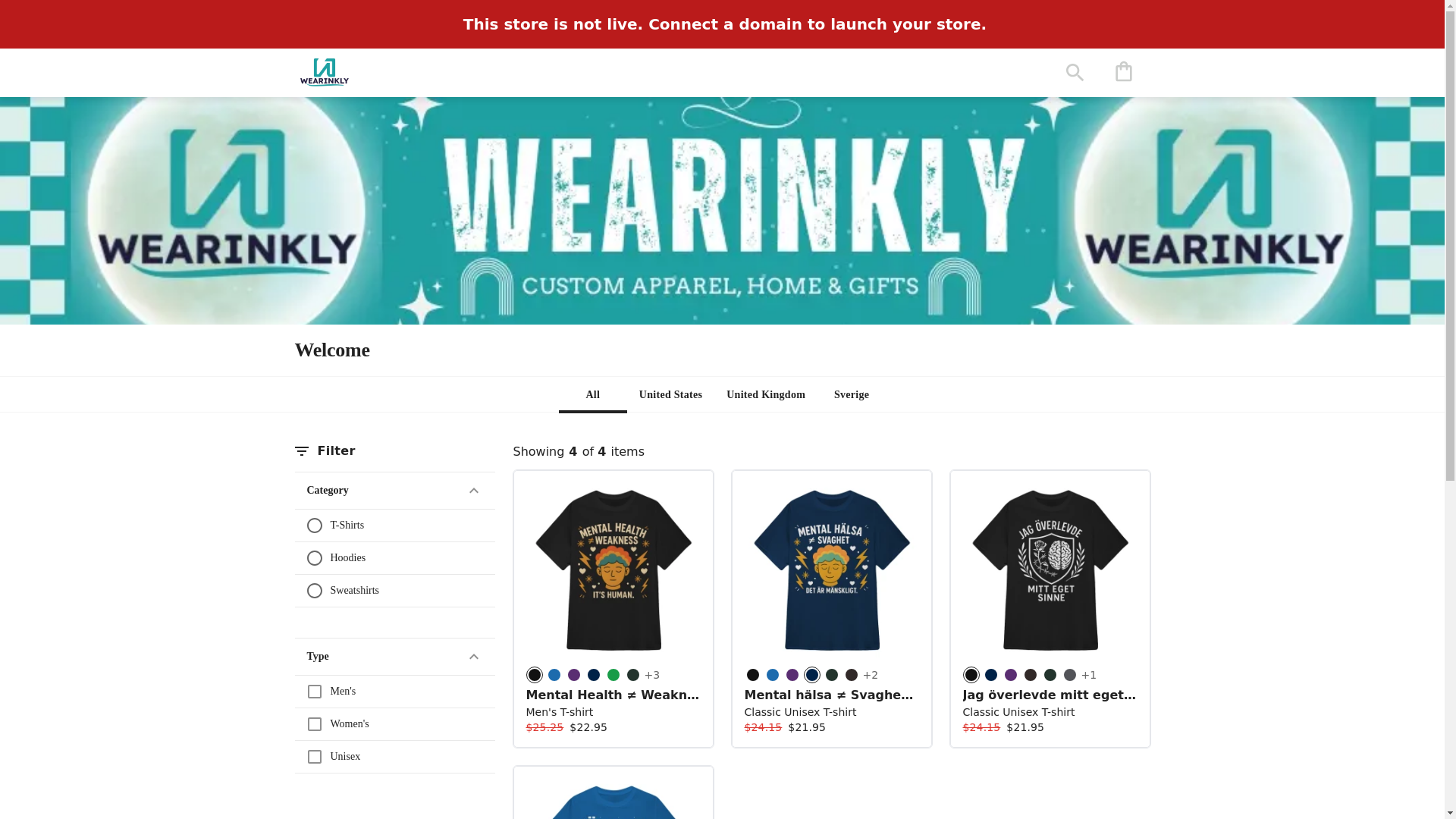 website screenshot of https://wearinkly.com/