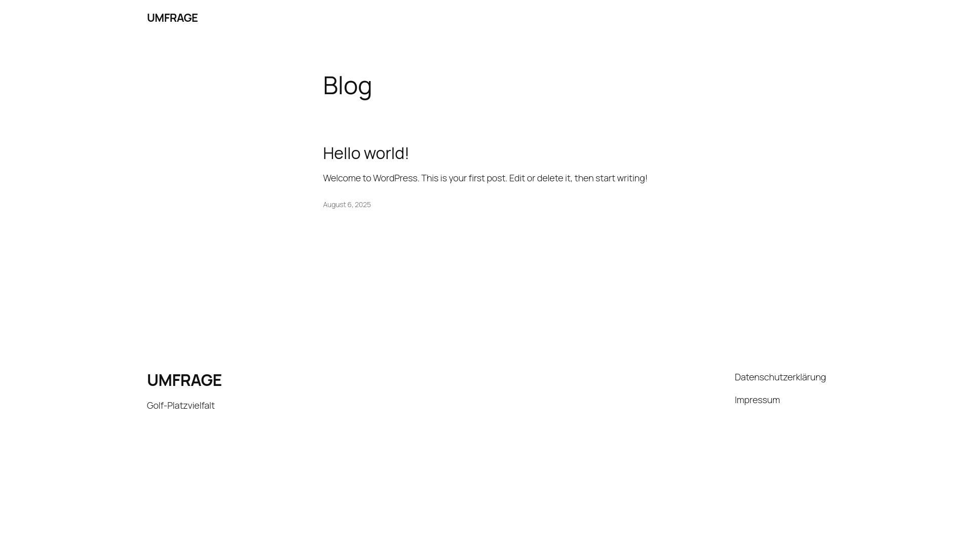 website screenshot of https://golf-platzvielfalt.de/