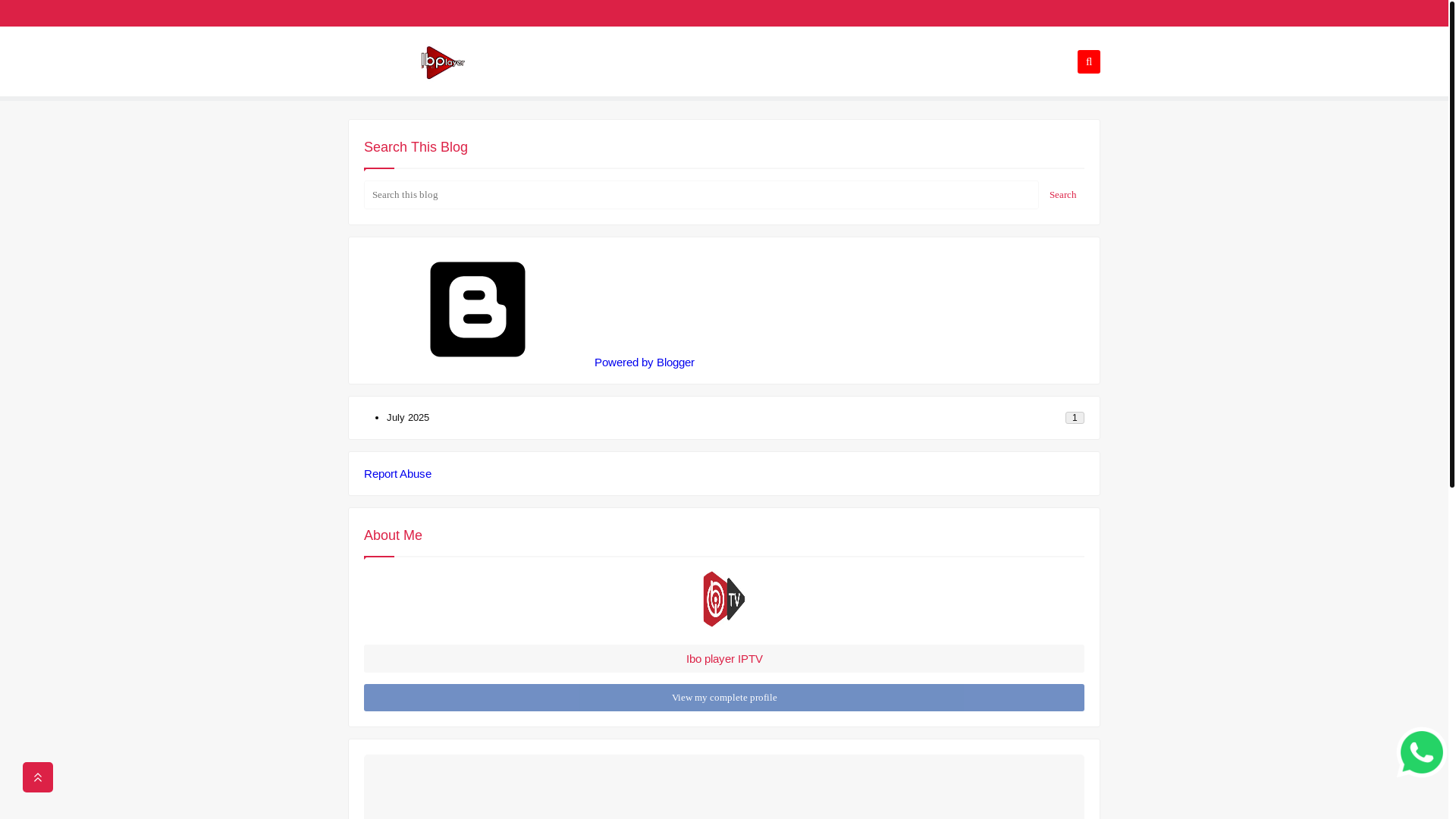 website screenshot of https://iboplayer-pro.de/