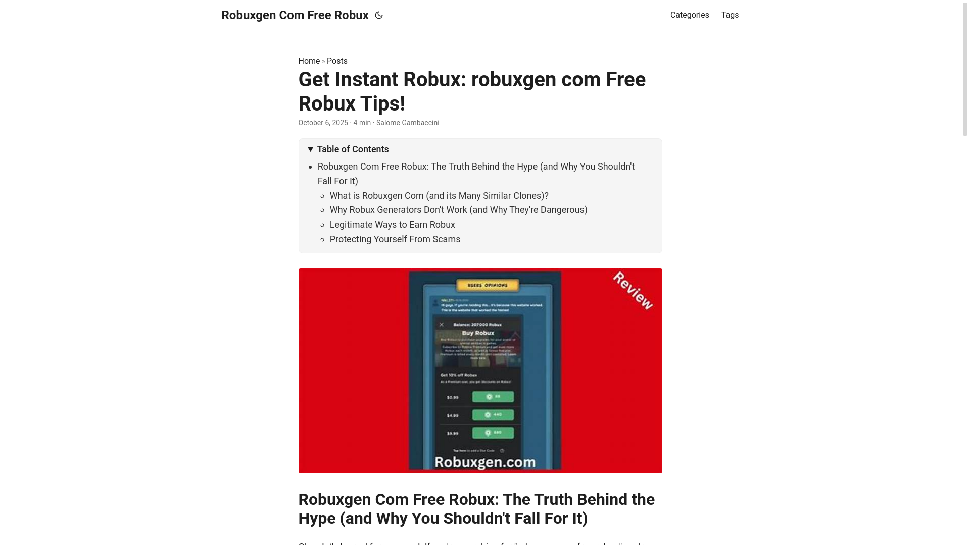 website screenshot of https://robuxgen-com-free-robux.pages.dev/