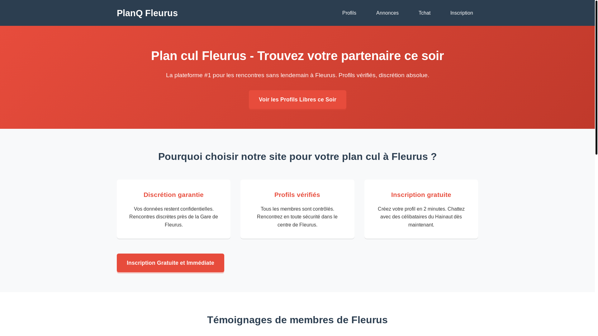 website screenshot of https://planq-fleurus.be/