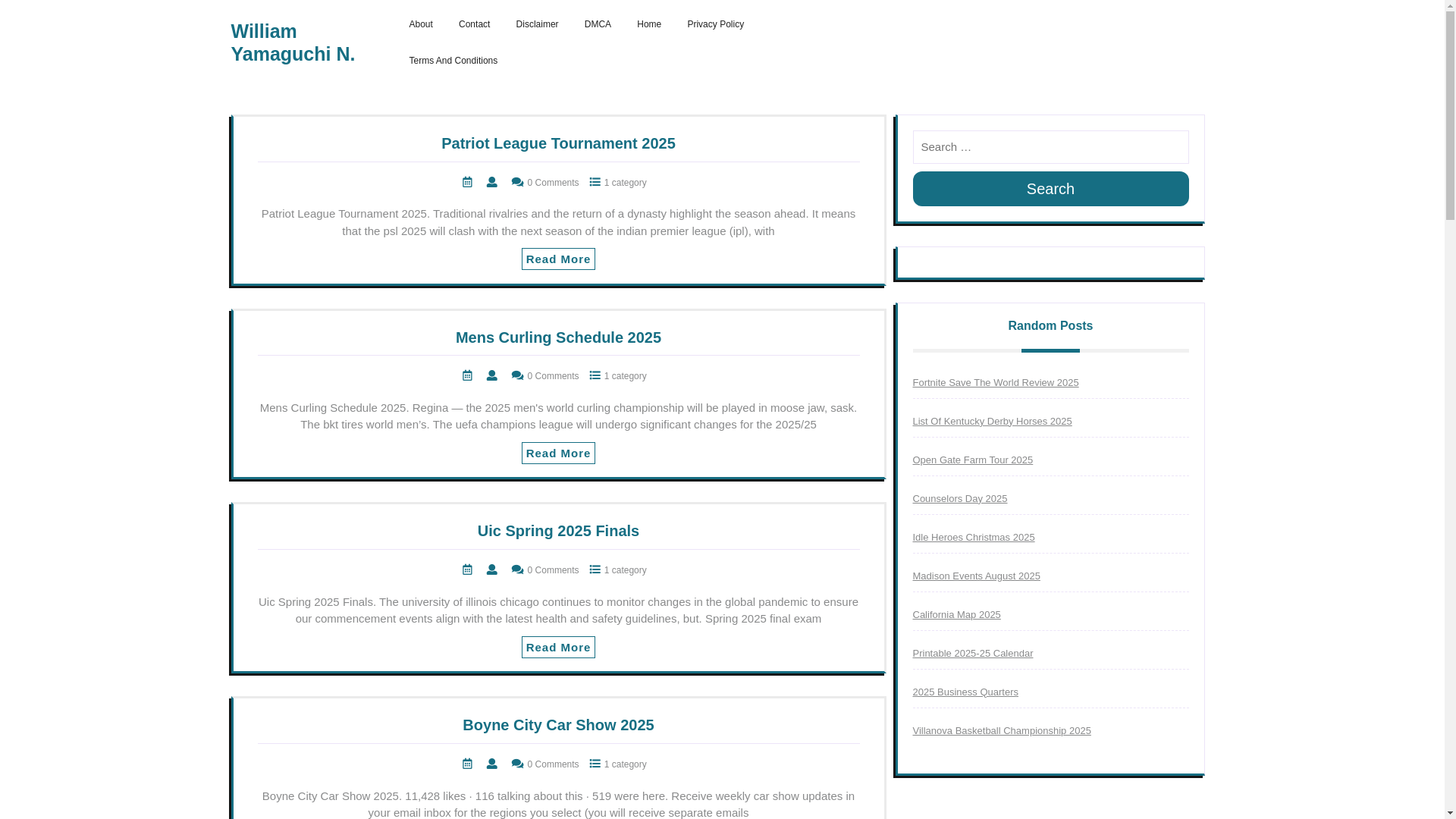 website screenshot of https://williamyamaguchin.pages.dev/
