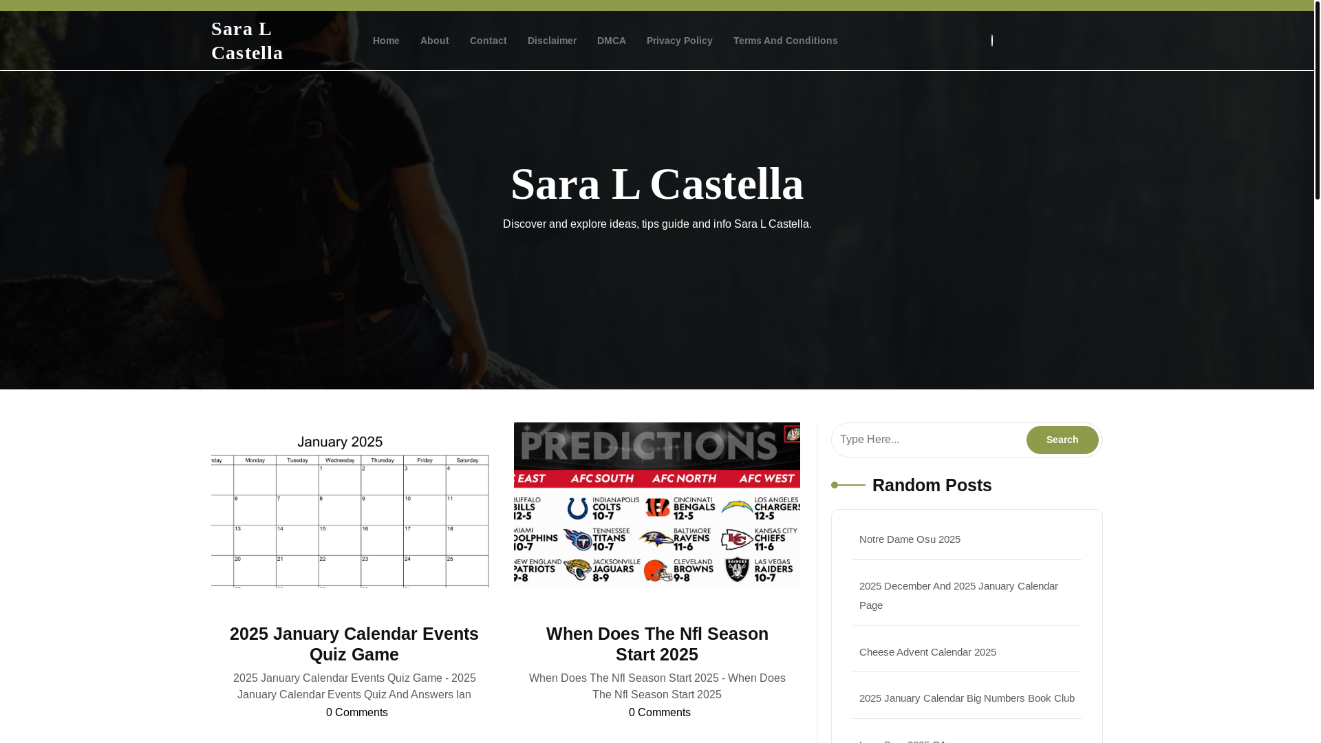 website screenshot of https://saralcastella.pages.dev/