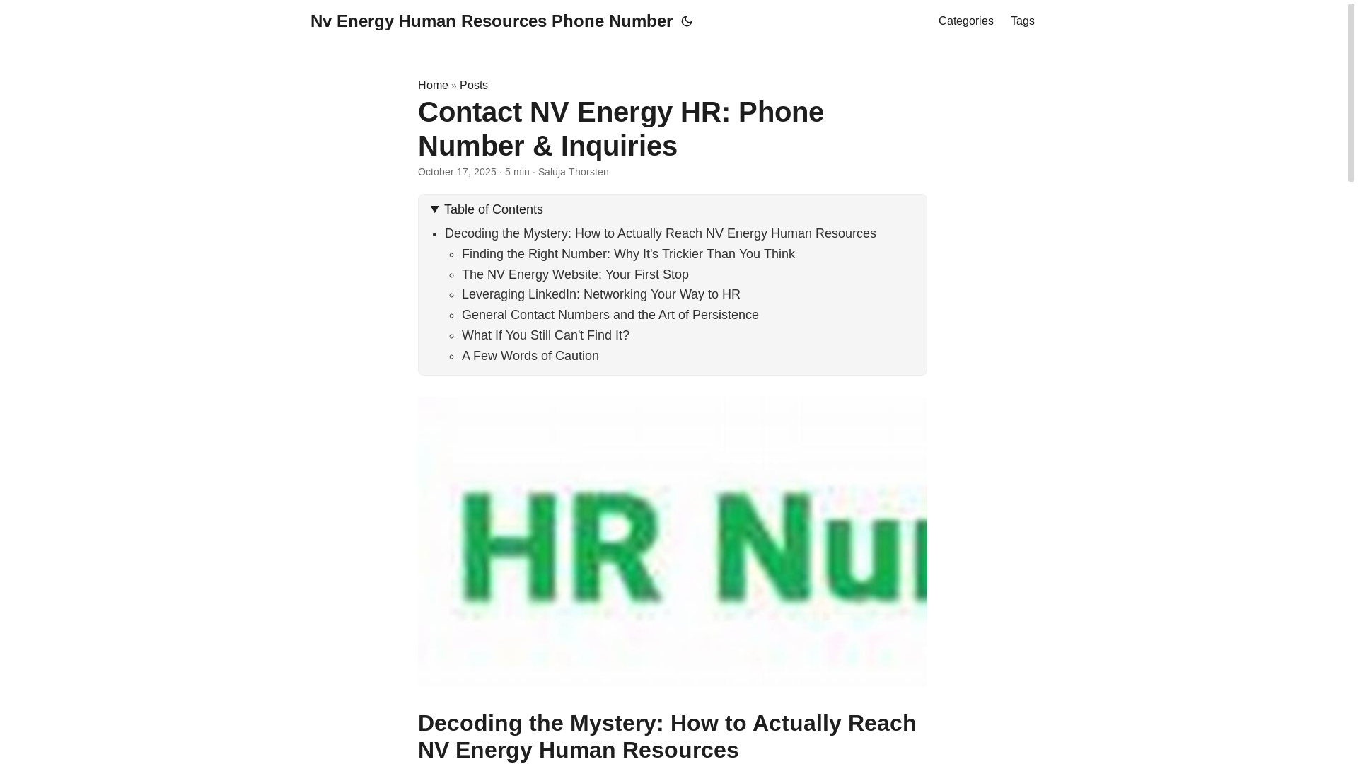 website screenshot of https://nv-energy-human-resources-phone-number.pages.dev/