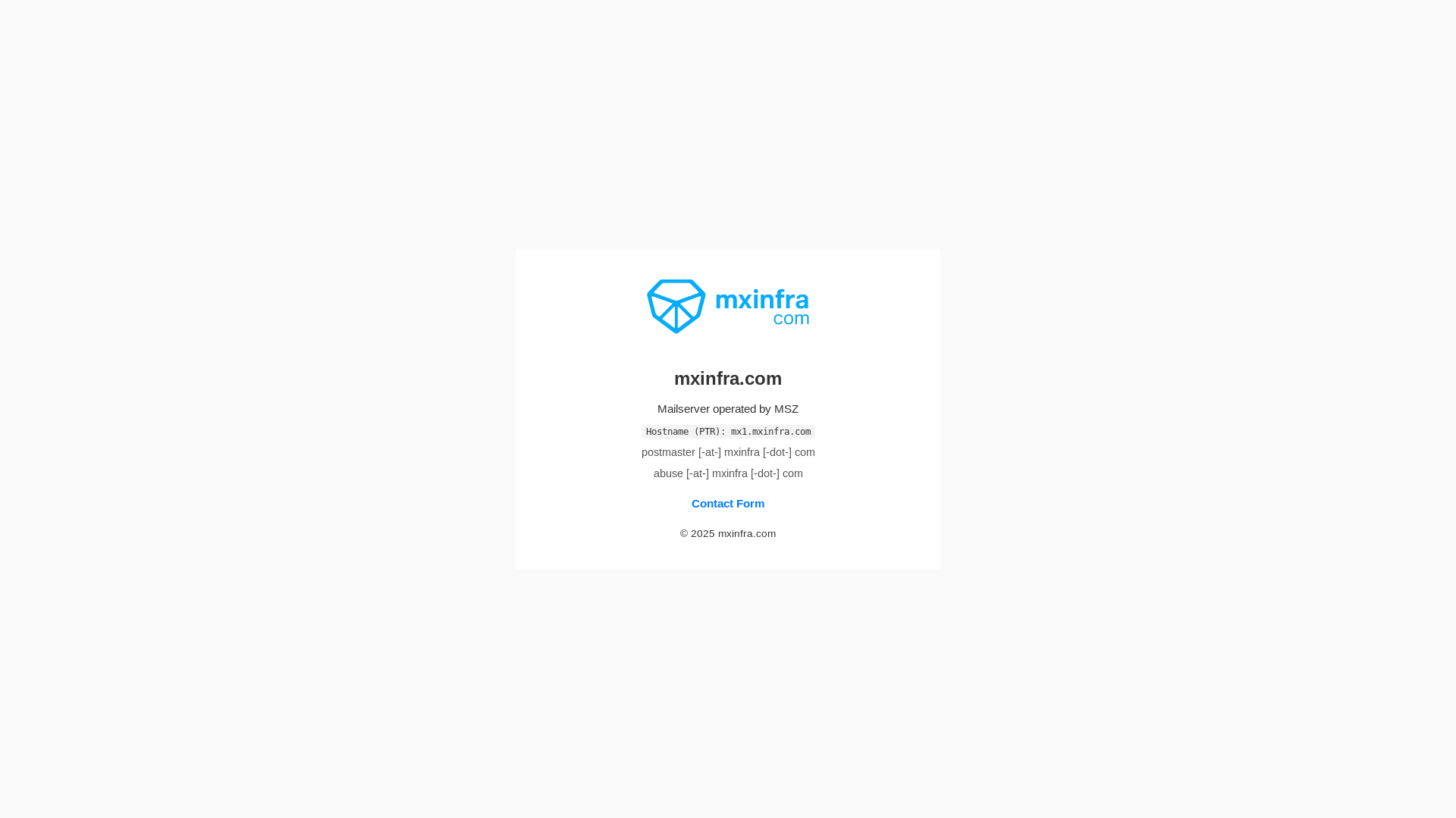 website screenshot of https://www.mxinfra.com/