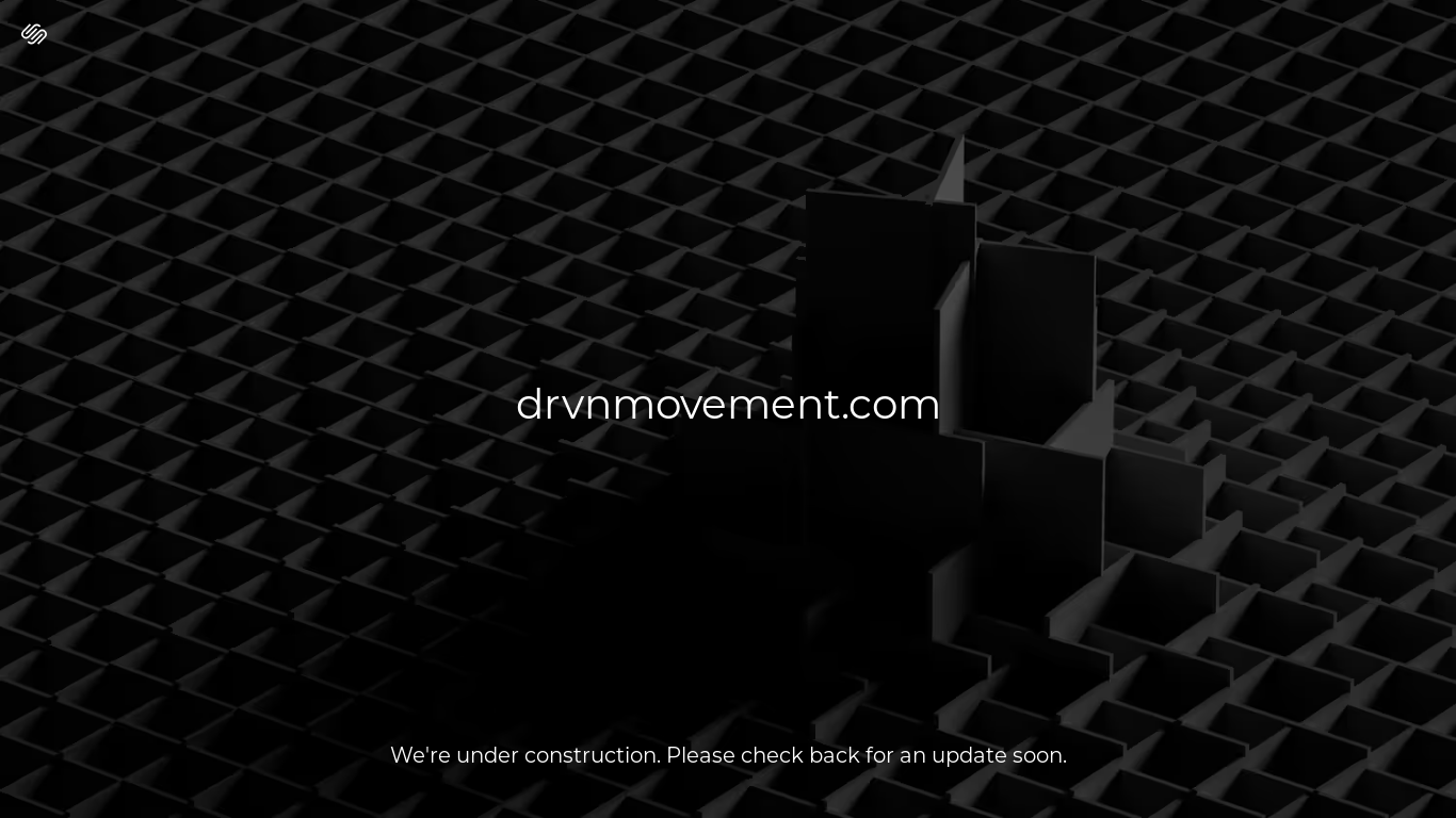 website screenshot of https://drvnmovement.com/