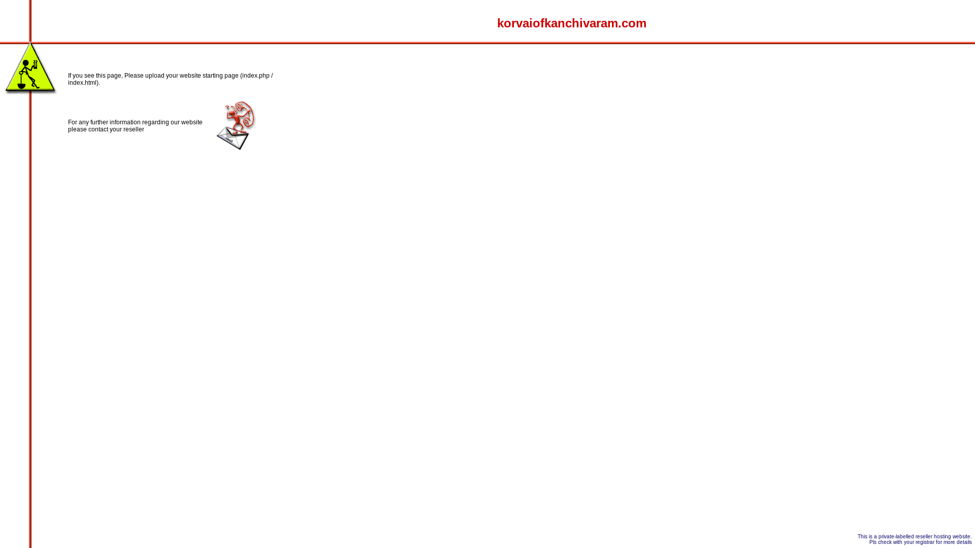 website screenshot of https://korvaiofkanchivaram.com/