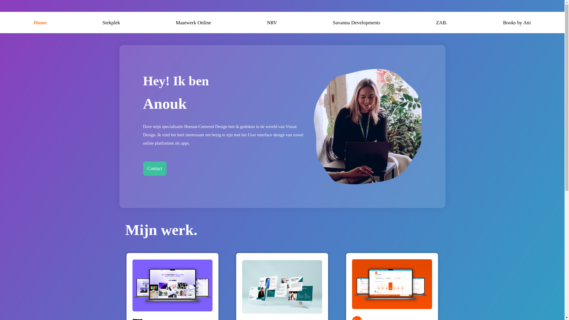 website screenshot of https://anoukheeselaars.nl/