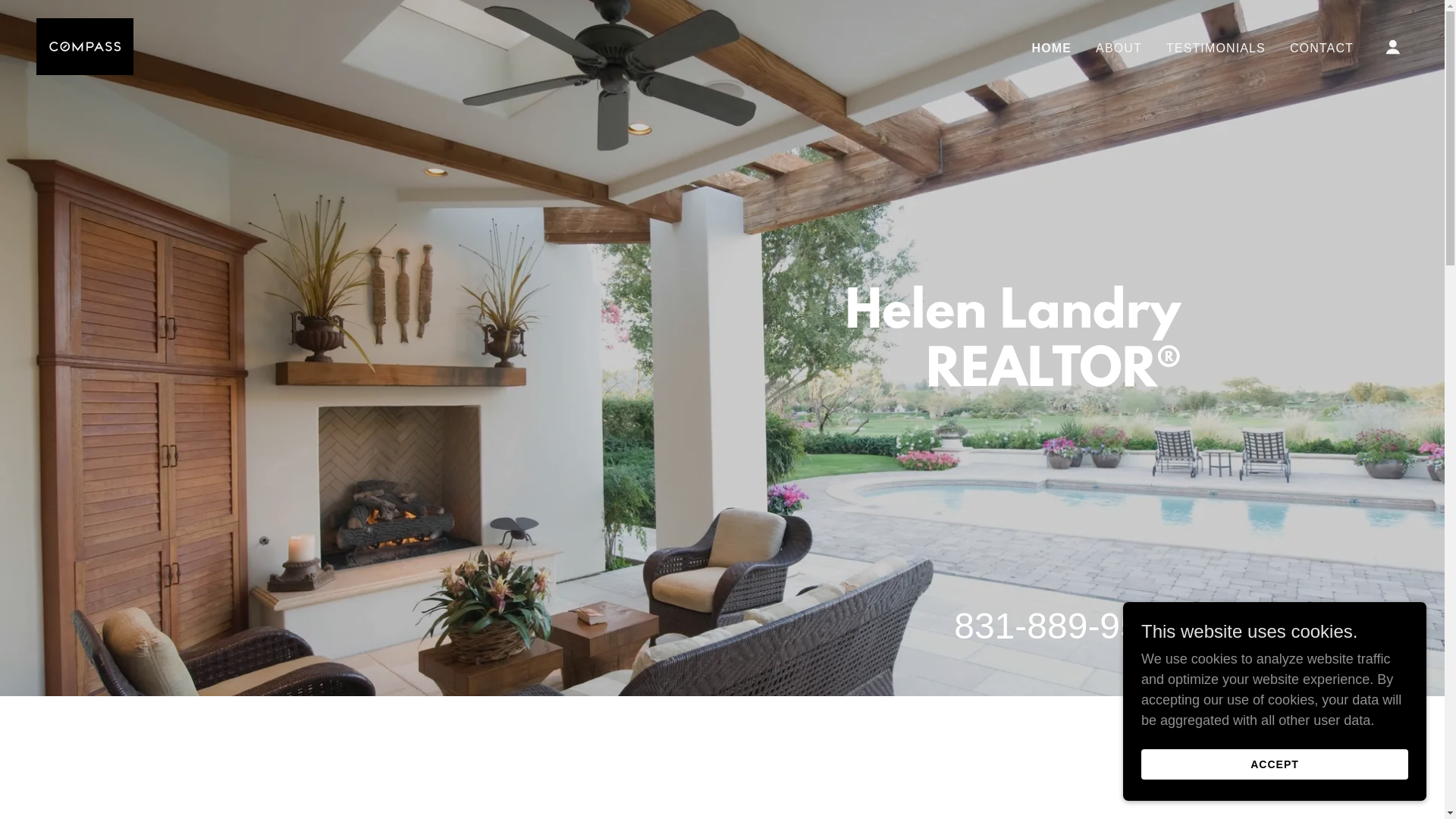 website screenshot of https://helenlandryrealestate.com/
