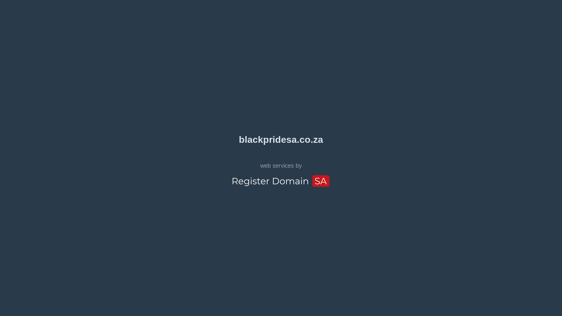 website screenshot of https://blackpridesa.co.za/