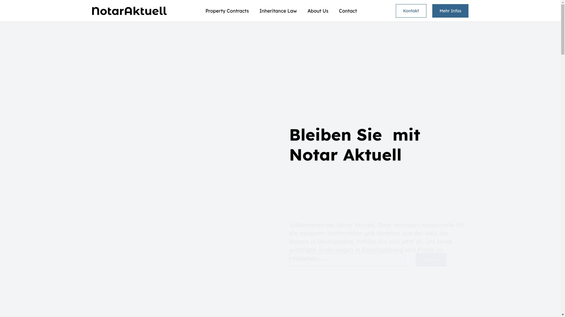 website screenshot of https://notaraktuell.com/