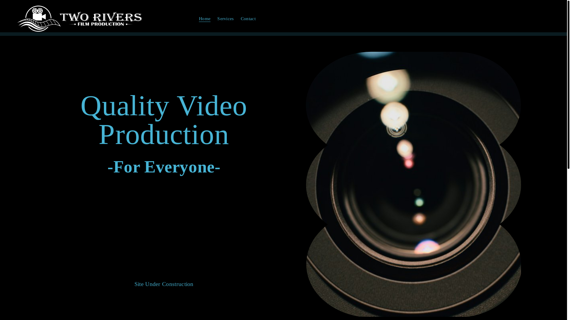 website screenshot of https://tworiversfilm.ca/