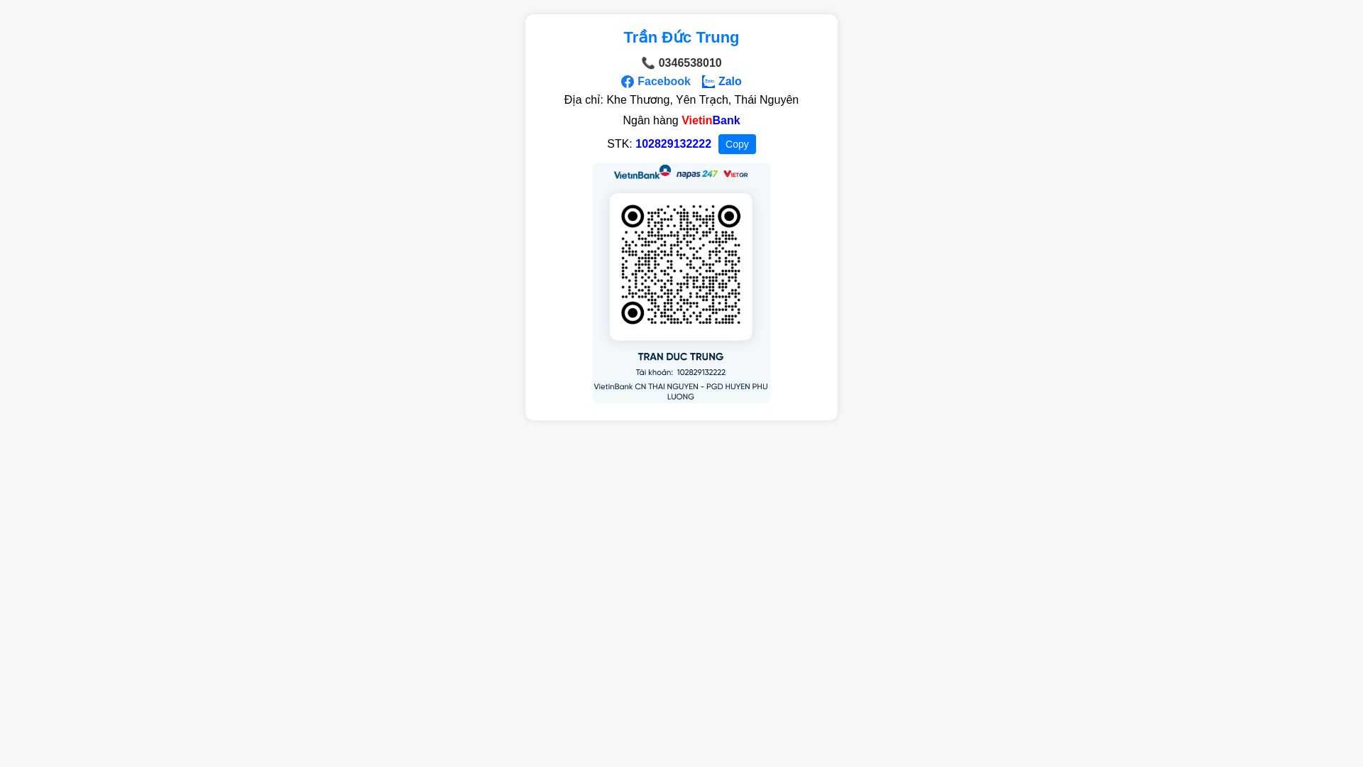 website screenshot of https://ductrung.pages.dev/