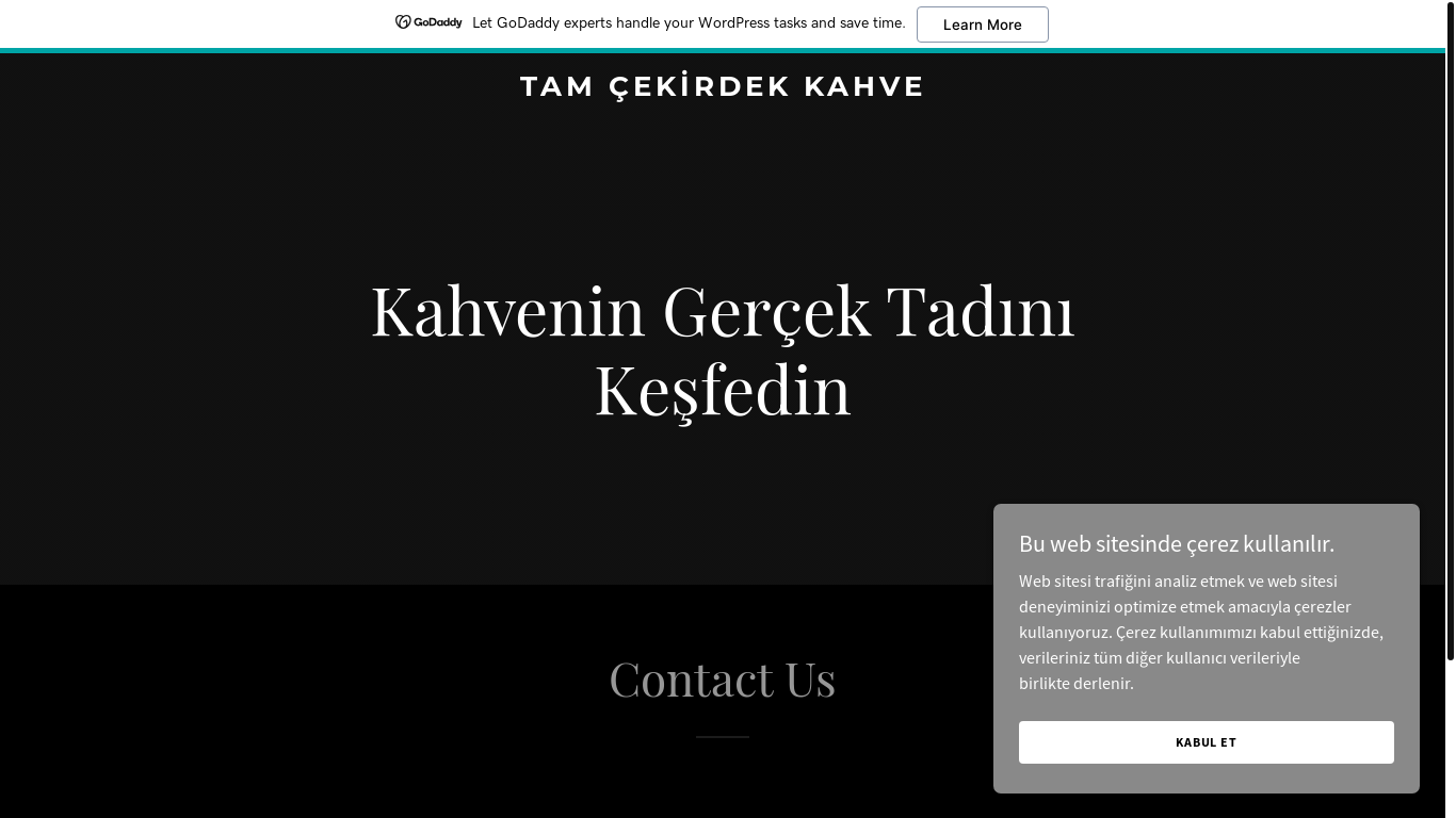 website screenshot of https://wholebeancoffee.co/