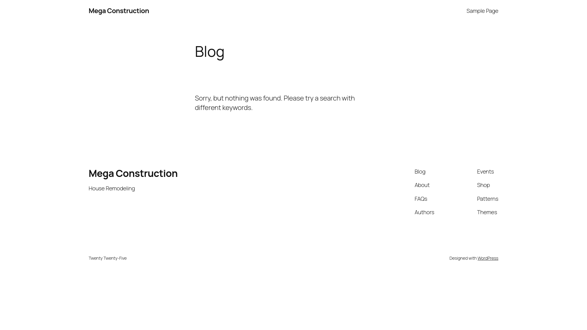 website screenshot of https://megaconstructionatlanta.com/