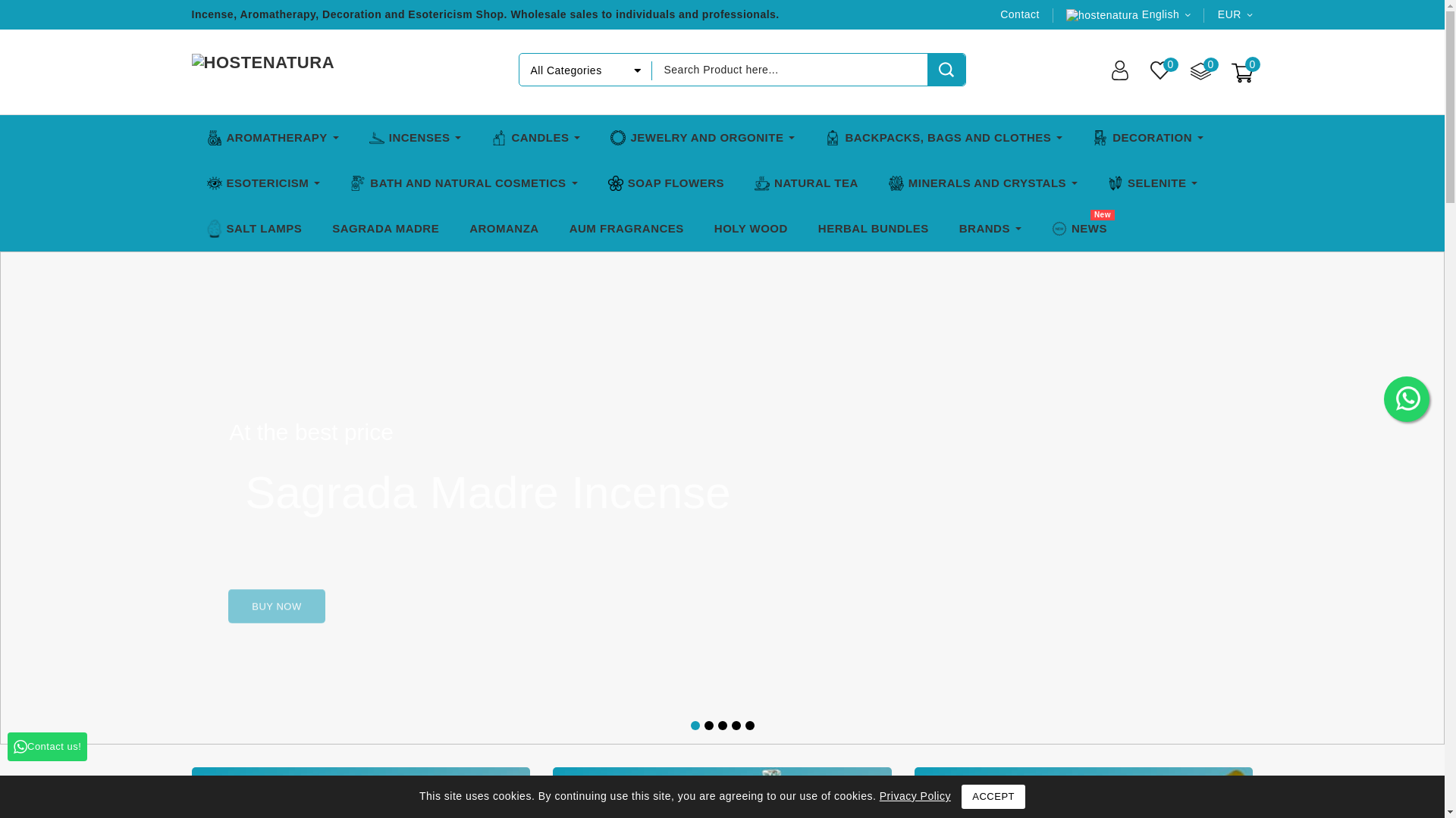 website screenshot of https://aromanzatienda.es/